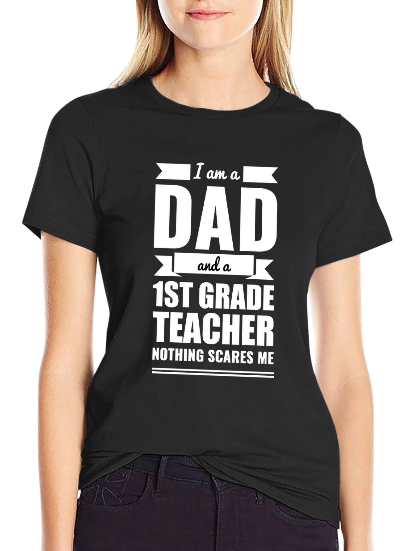 Dad 1st Grade Teacher T-Shirt - Funny Gift