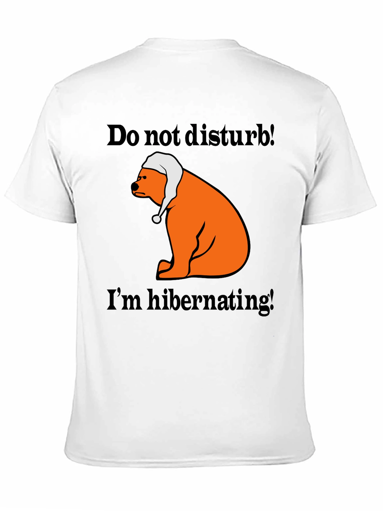 Hibernating Bear T-Shirt - Do Not Disturb Sleep Tee