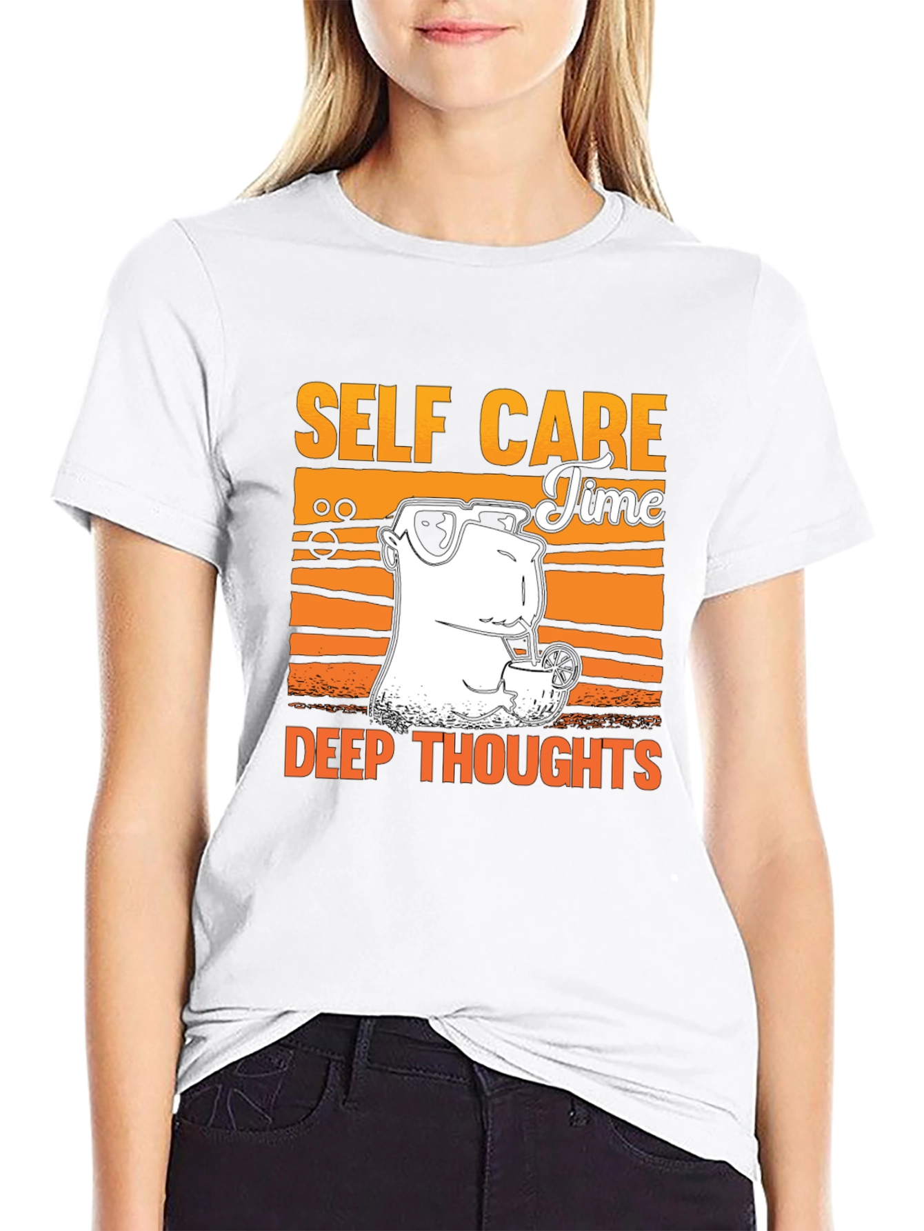 Self Care Time T-Shirt - Deep Thoughts Graphic Tee