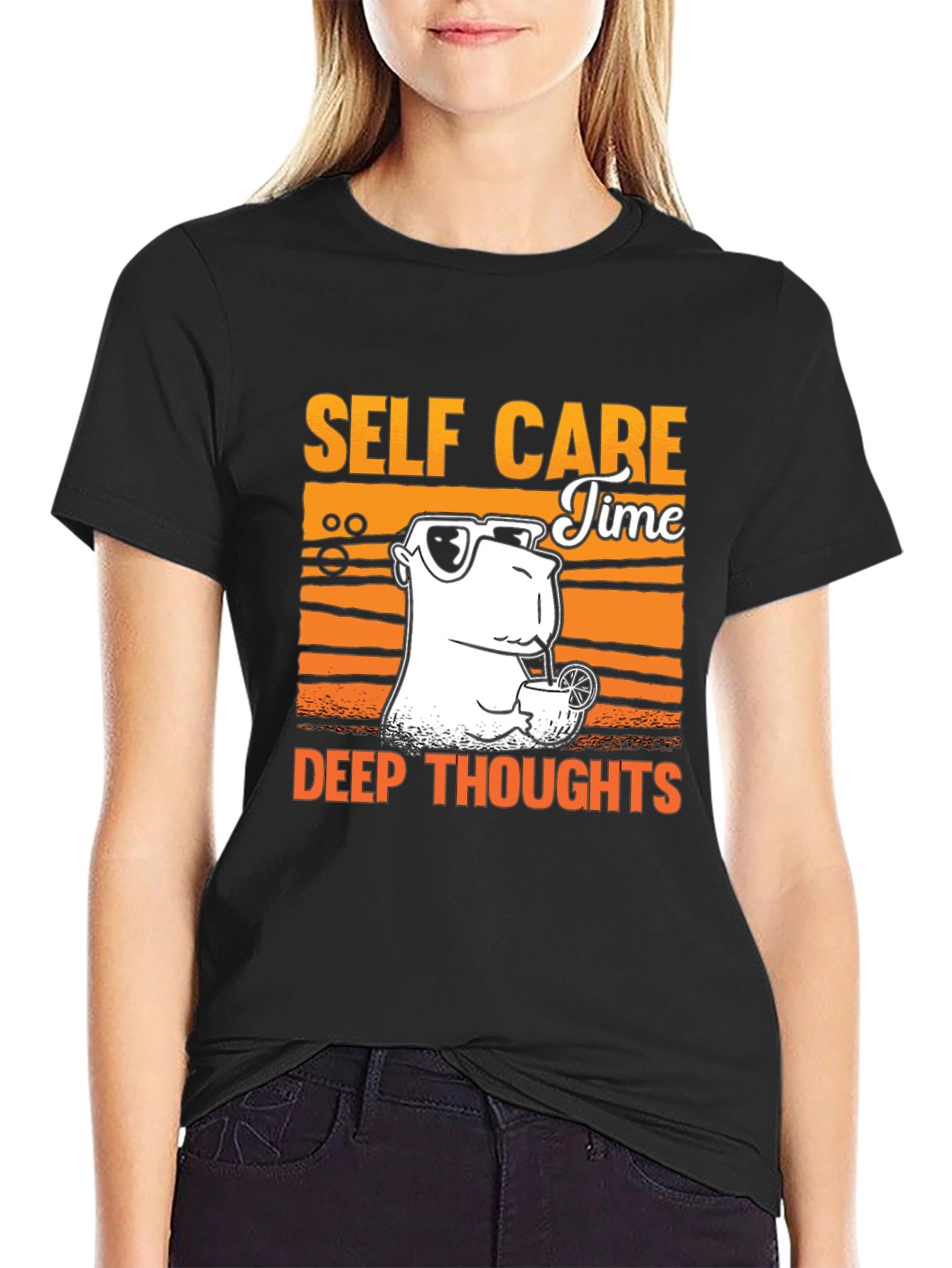Self Care Time T-Shirt - Deep Thoughts Graphic Tee