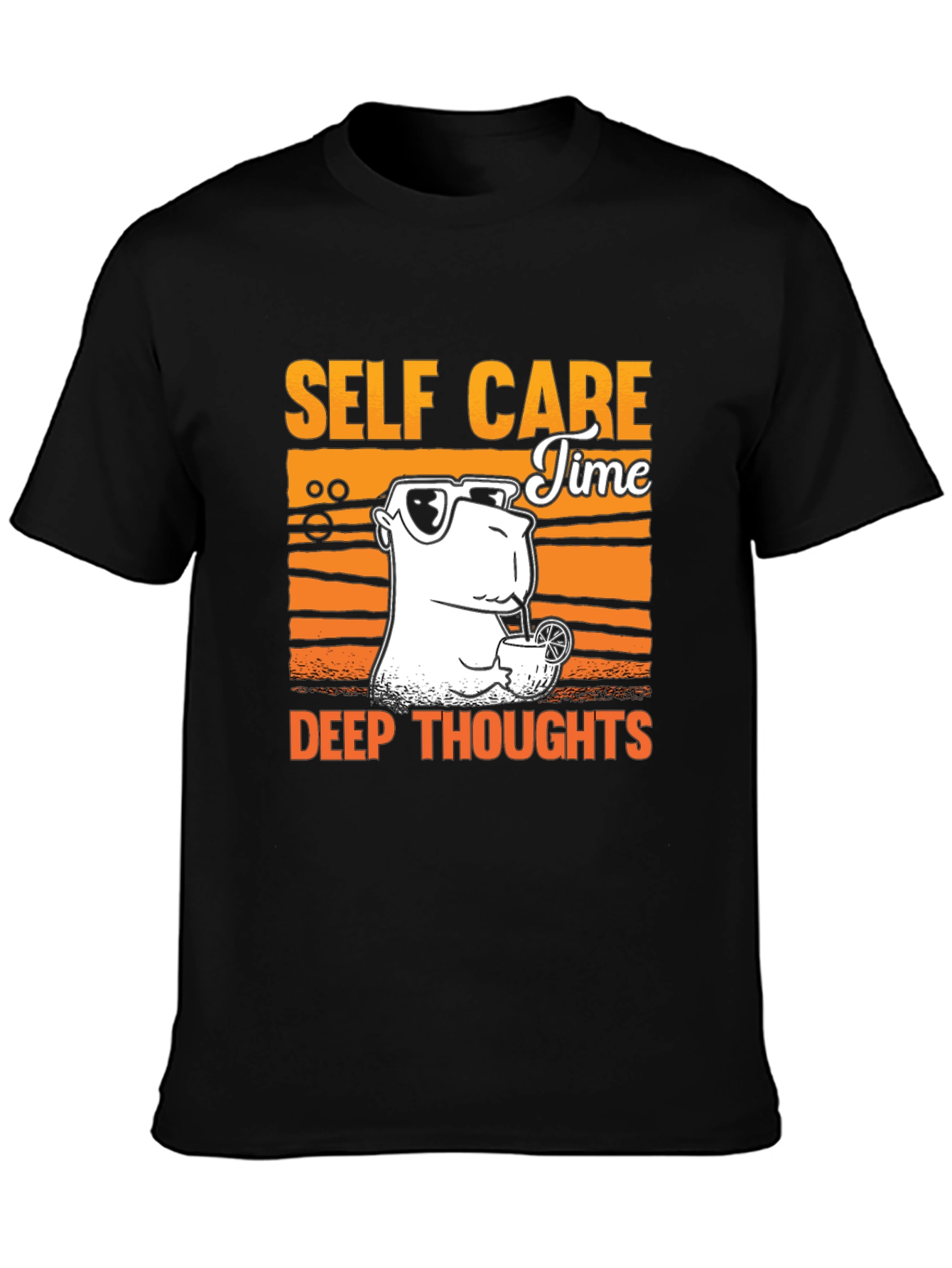 Self Care Time T-Shirt - Deep Thoughts Graphic Tee