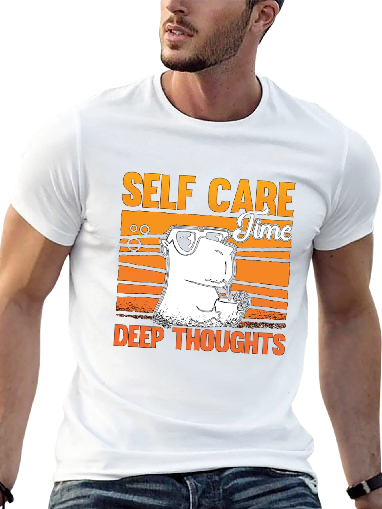 Self Care Time T-Shirt - Deep Thoughts Graphic Tee