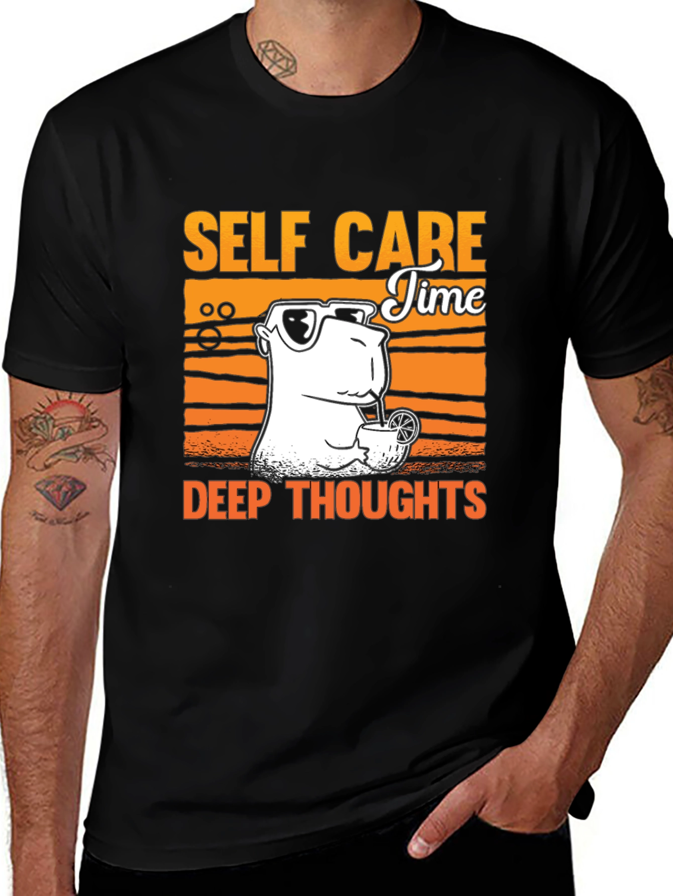 Self Care Time T-Shirt - Deep Thoughts Graphic Tee