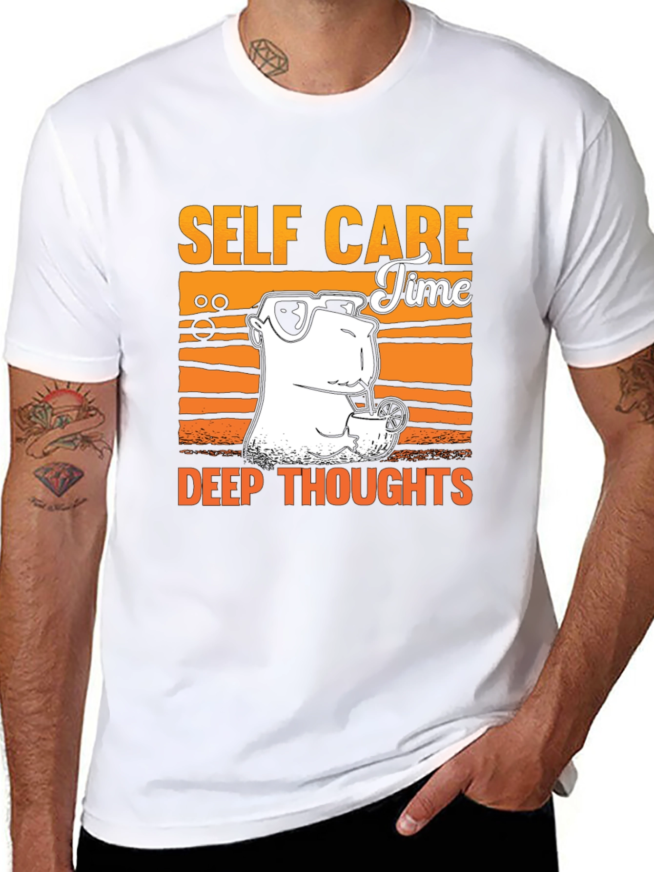 Self Care Time T-Shirt - Deep Thoughts Graphic Tee