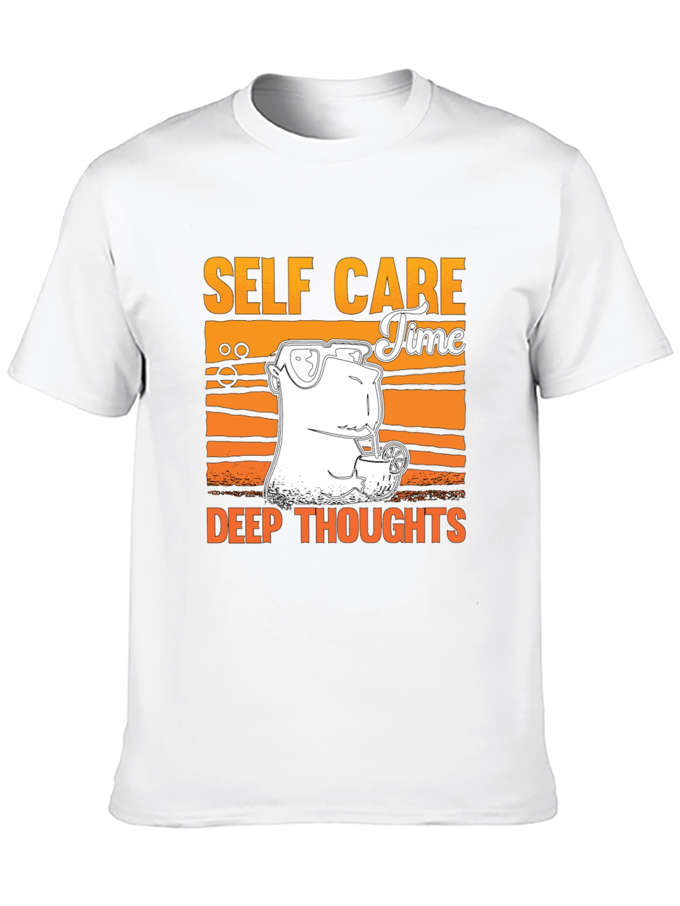 Self Care Time T-Shirt - Deep Thoughts Graphic Tee