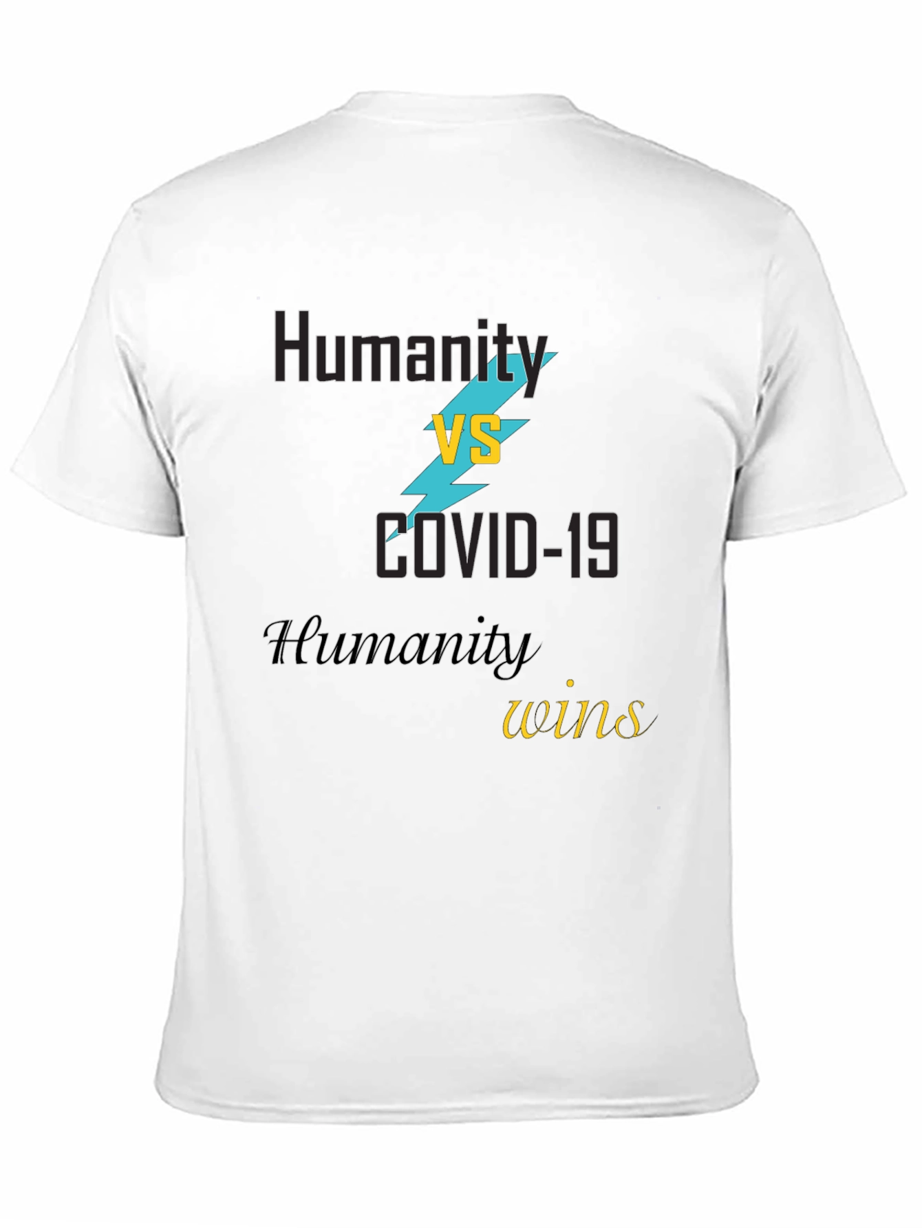 Humanity vs COVID-19 Graphic T-Shirt