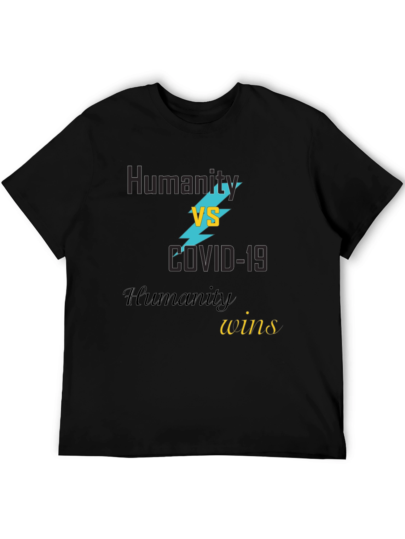 Humanity vs COVID-19 Graphic T-Shirt