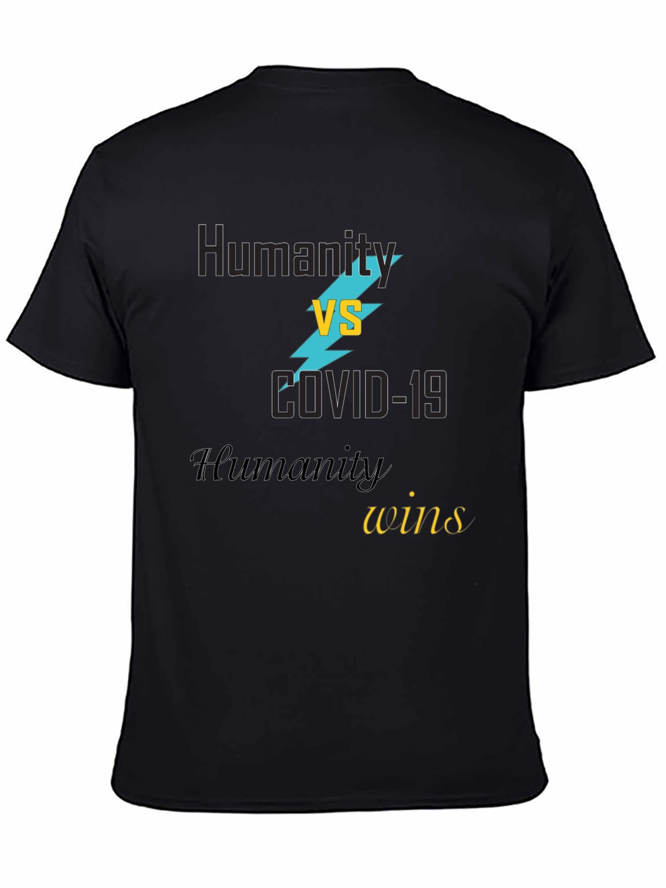 Humanity vs COVID-19 Graphic T-Shirt
