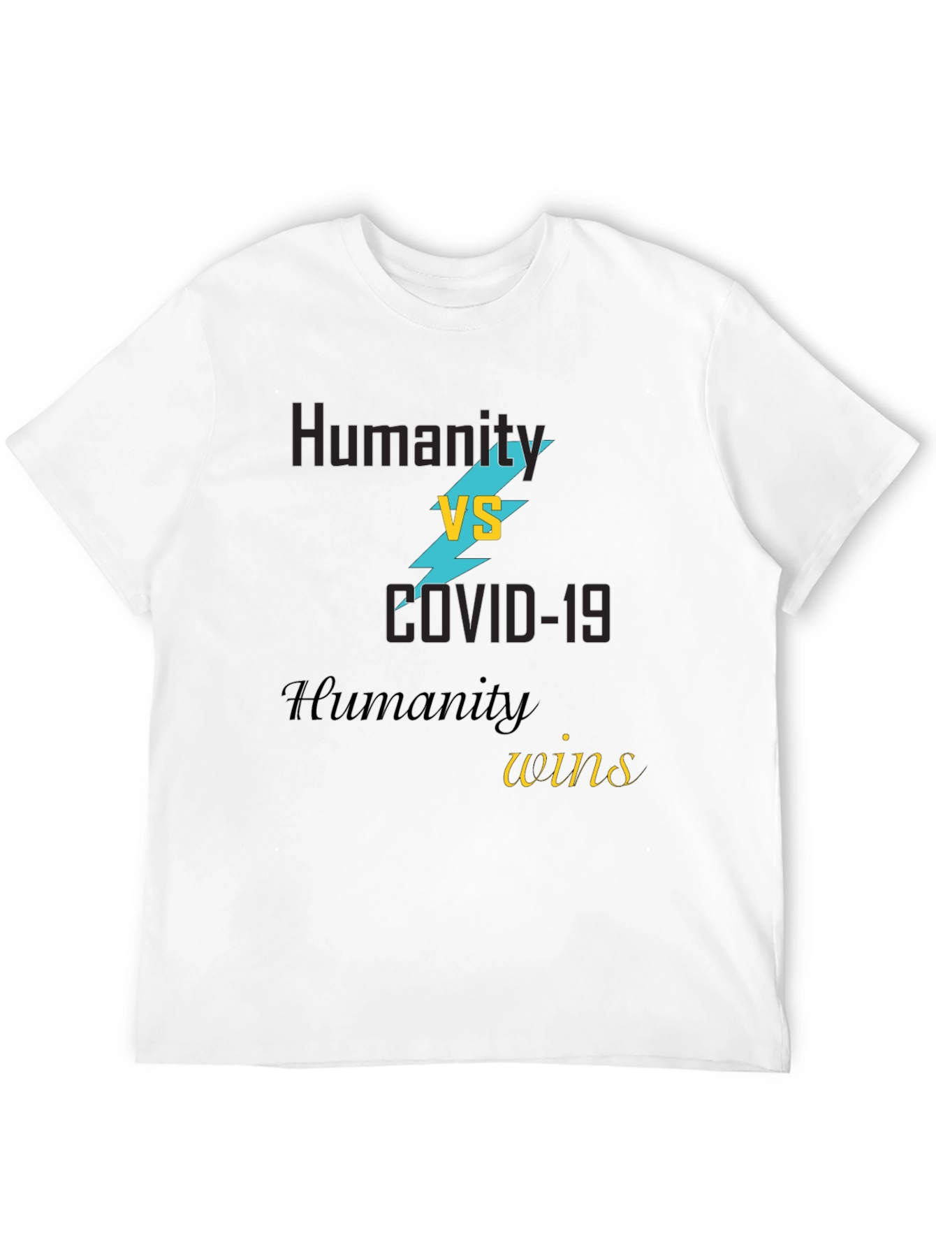 Humanity vs COVID-19 Graphic T-Shirt