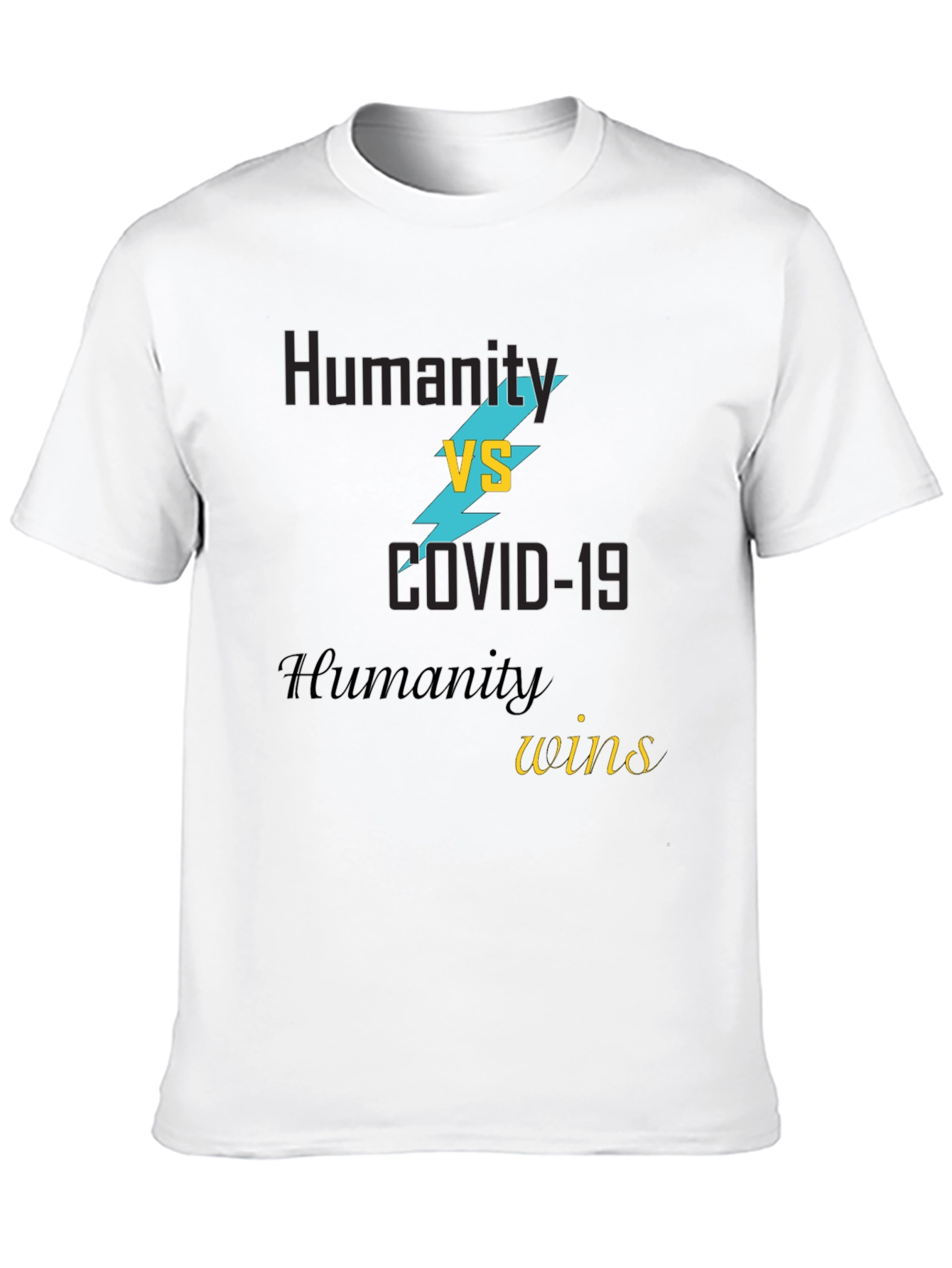 Humanity vs COVID-19 Graphic T-Shirt