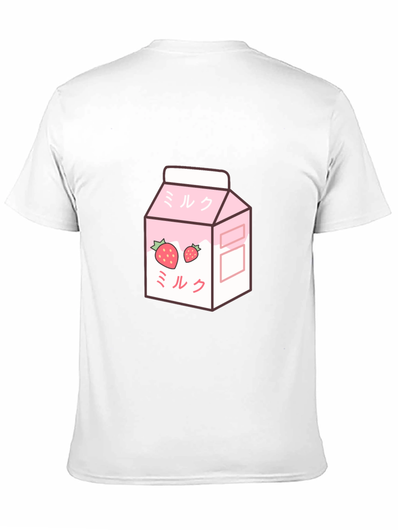 Strawberry Milk T-Shirt - Kawaii Style Black Tee