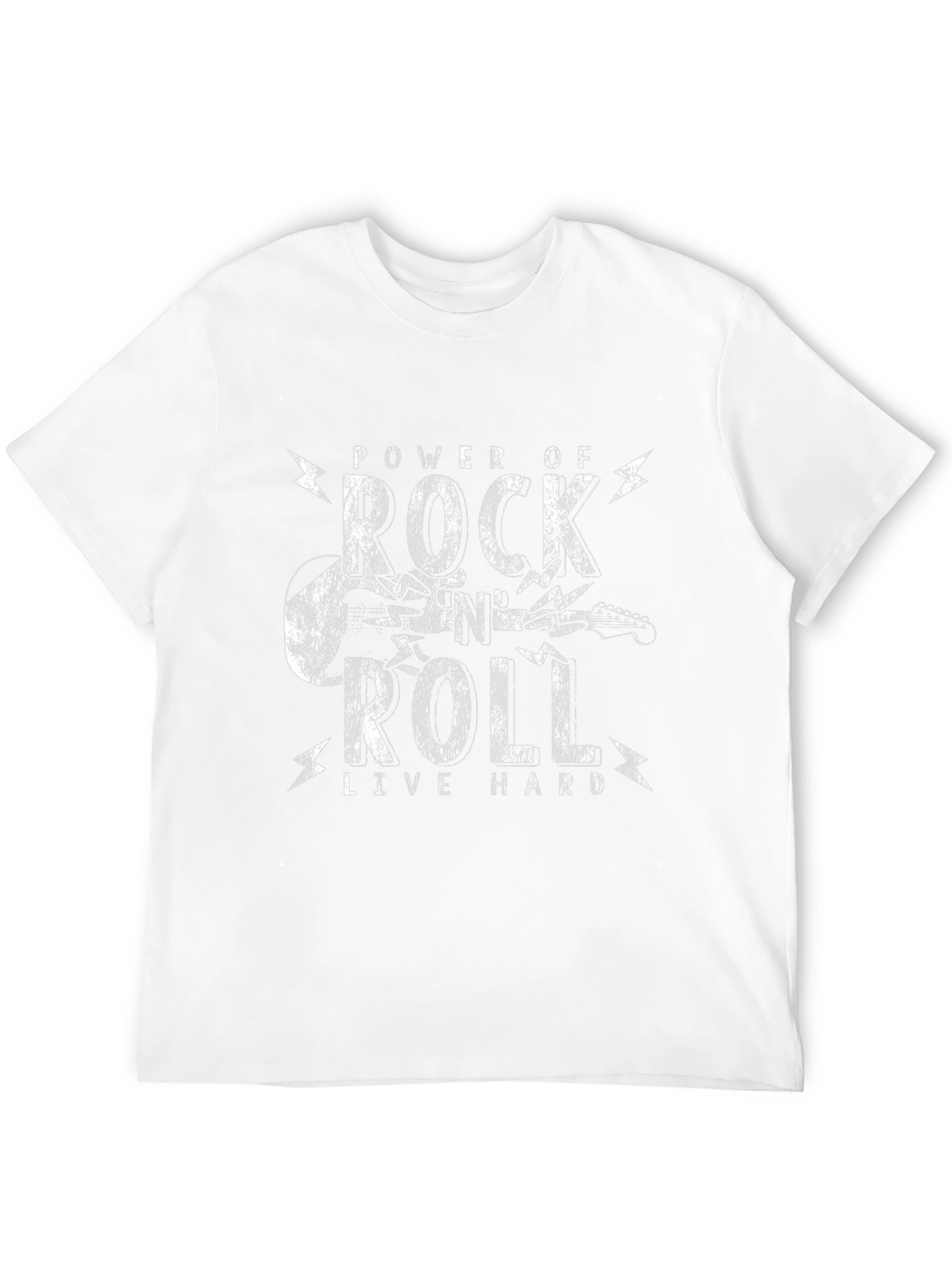 Power of Rock and Roll Black Graphic Tee