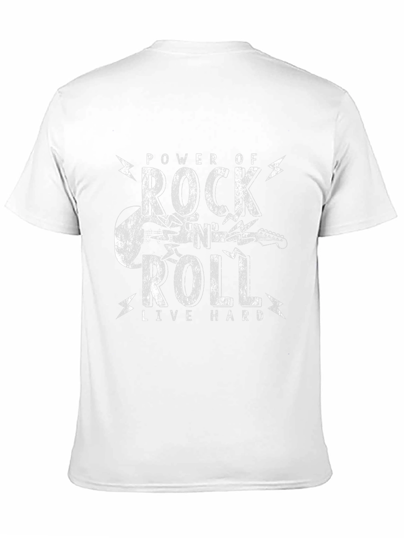 Power of Rock and Roll Black Graphic Tee