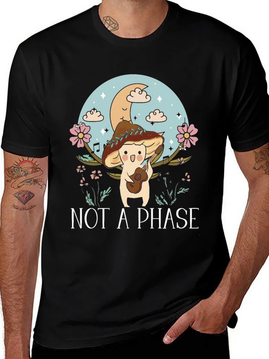 Mushroom Musician T-Shirt - Not a Phase