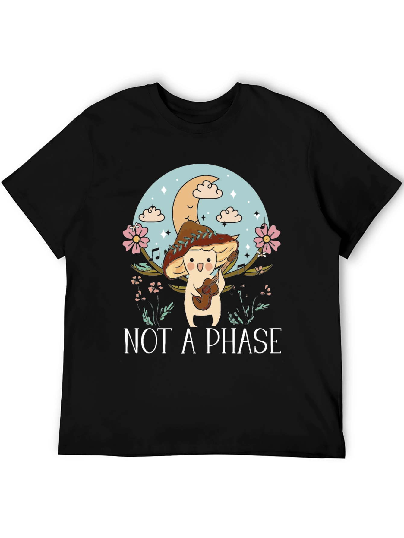 Mushroom Musician T-Shirt - Not a Phase