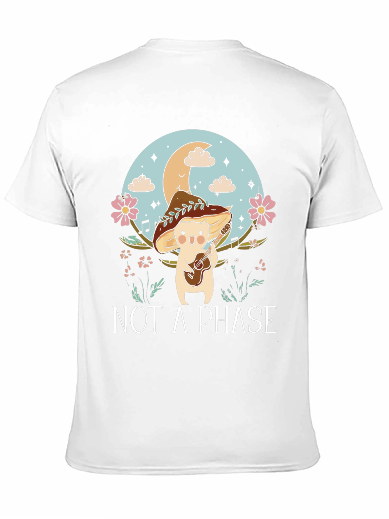 Mushroom Musician T-Shirt - Not a Phase