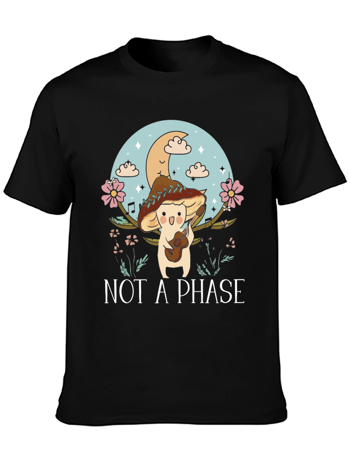 Mushroom Musician T-Shirt - Not a Phase