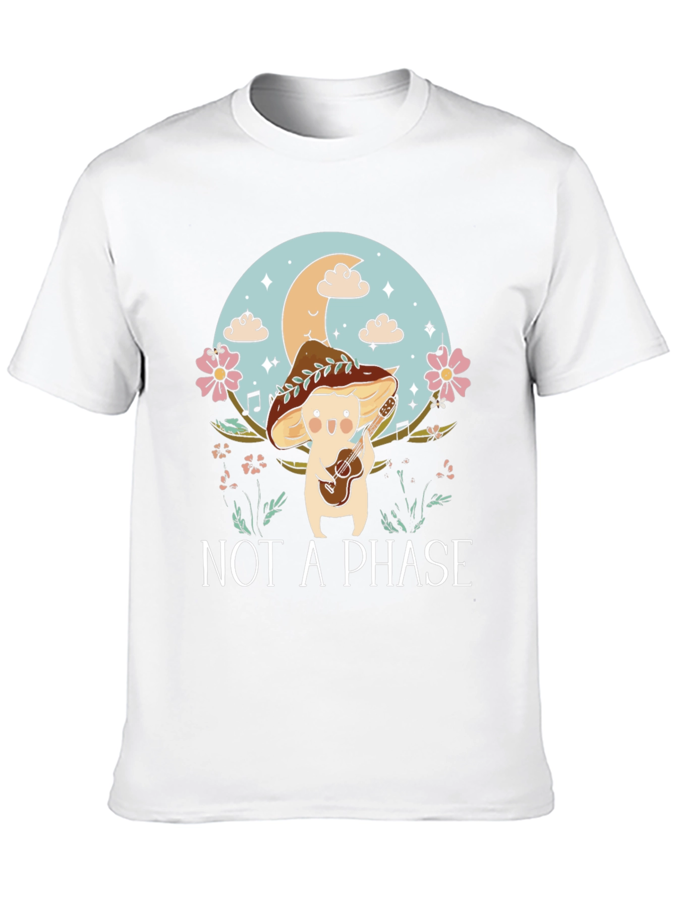 Mushroom Musician T-Shirt - Not a Phase