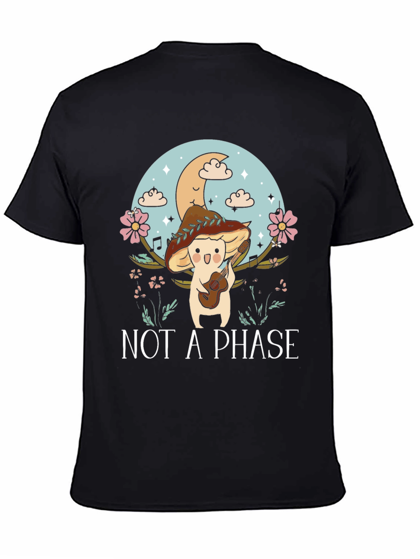 Mushroom Musician T-Shirt - Not a Phase