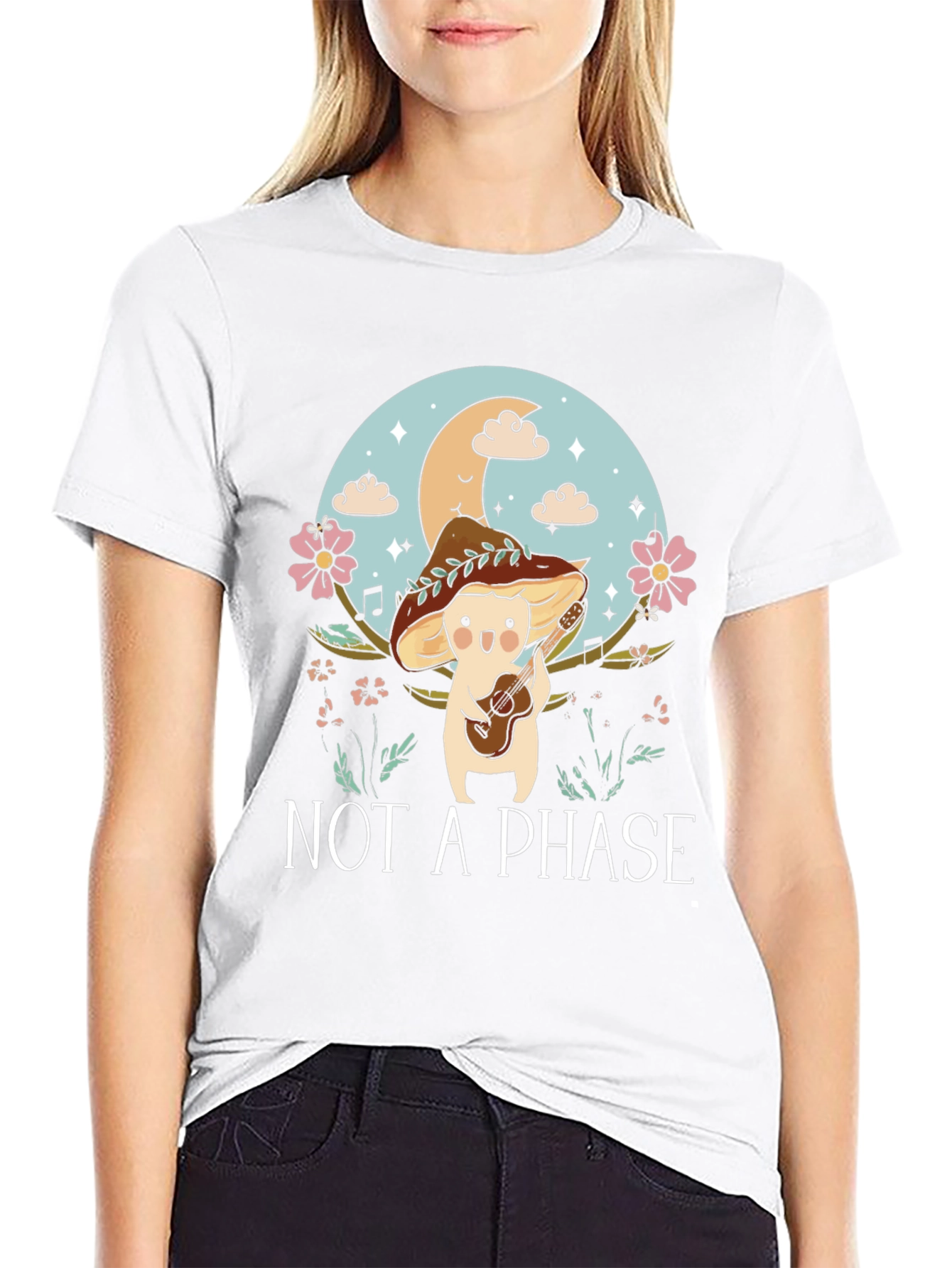 Mushroom Musician T-Shirt - Not a Phase