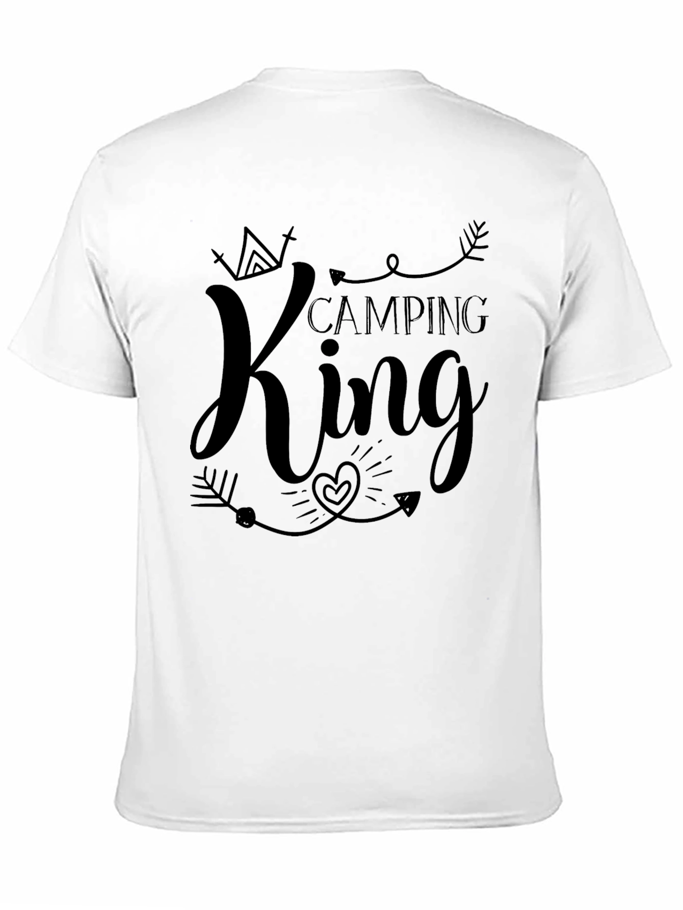 Camping King Graphic T-Shirt - Adventure Tee