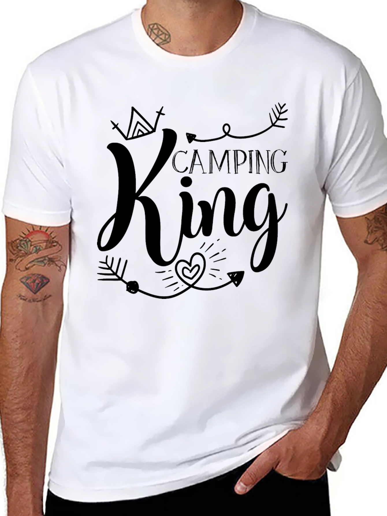 Camping King Graphic T-Shirt - Adventure Tee