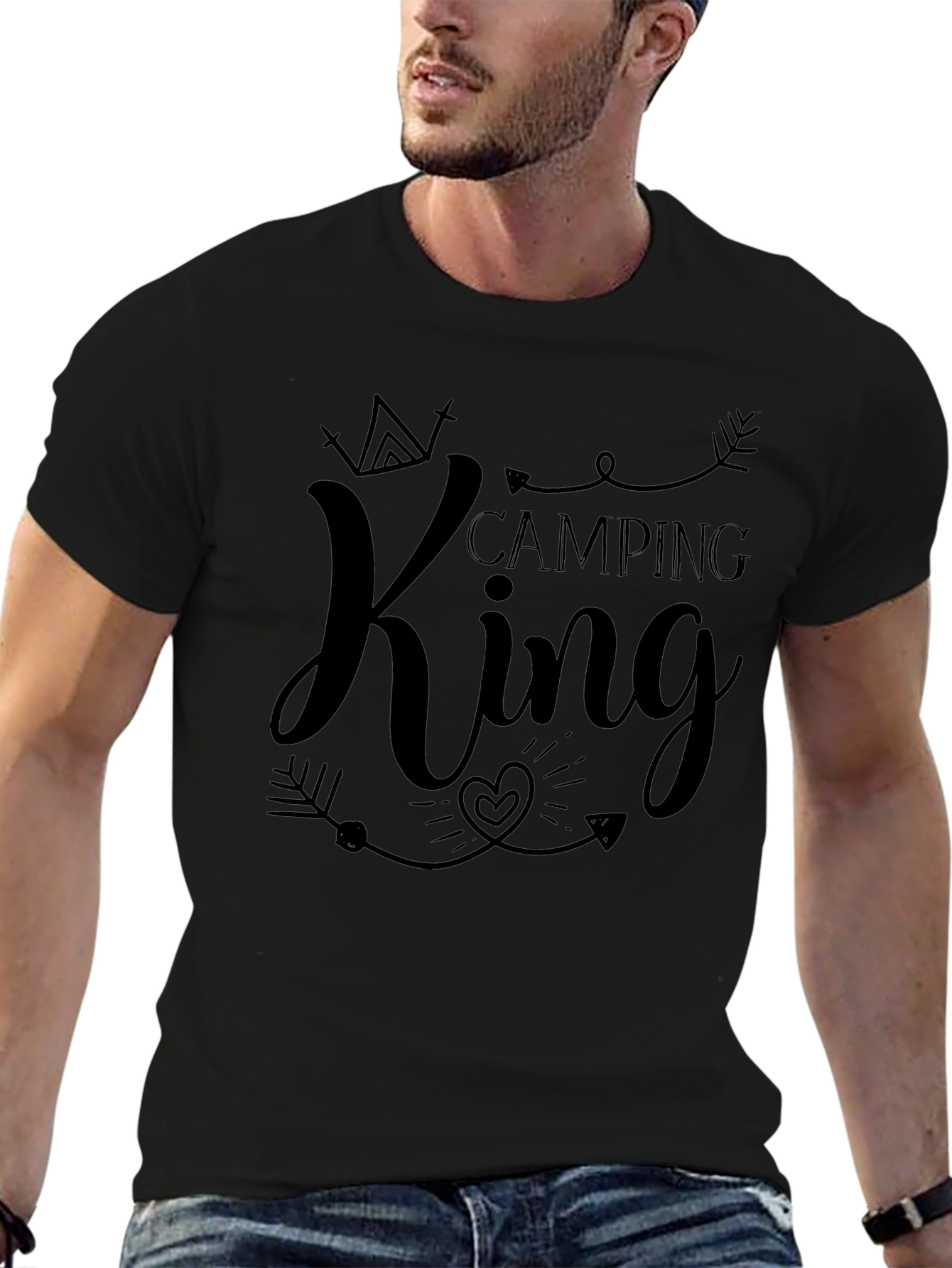Camping King Graphic T-Shirt - Adventure Tee