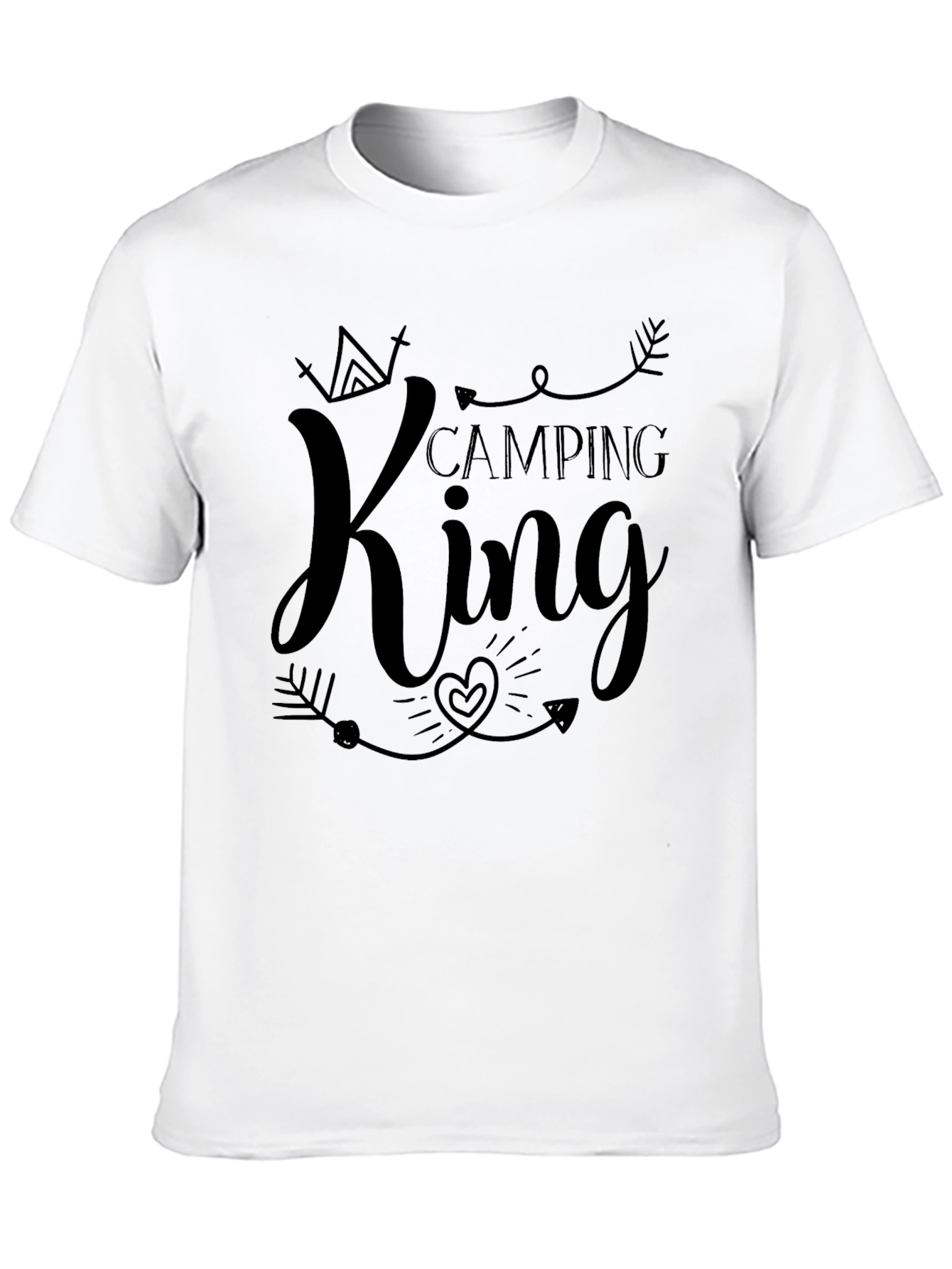 Camping King Graphic T-Shirt - Adventure Tee