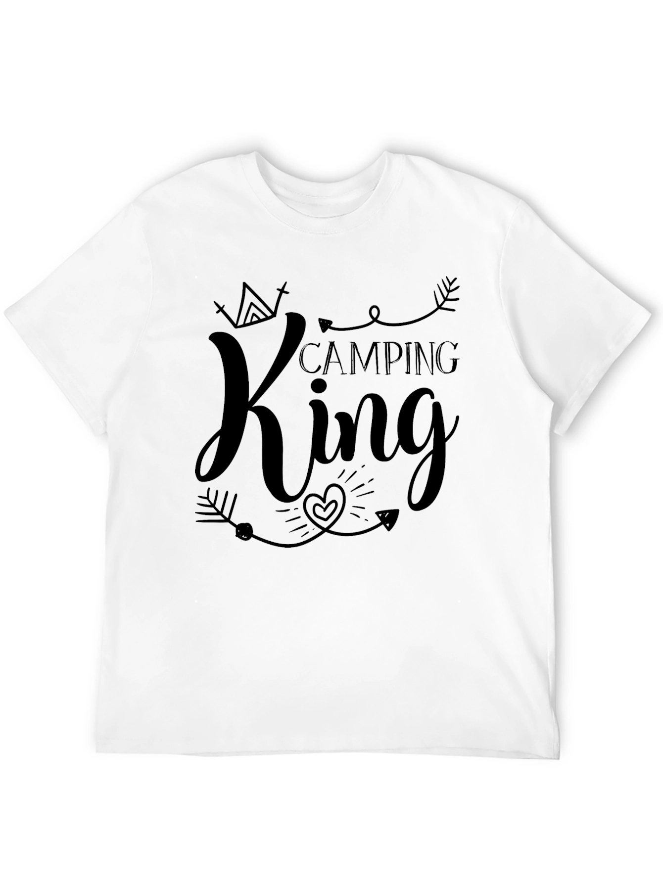 Camping King Graphic T-Shirt - Adventure Tee
