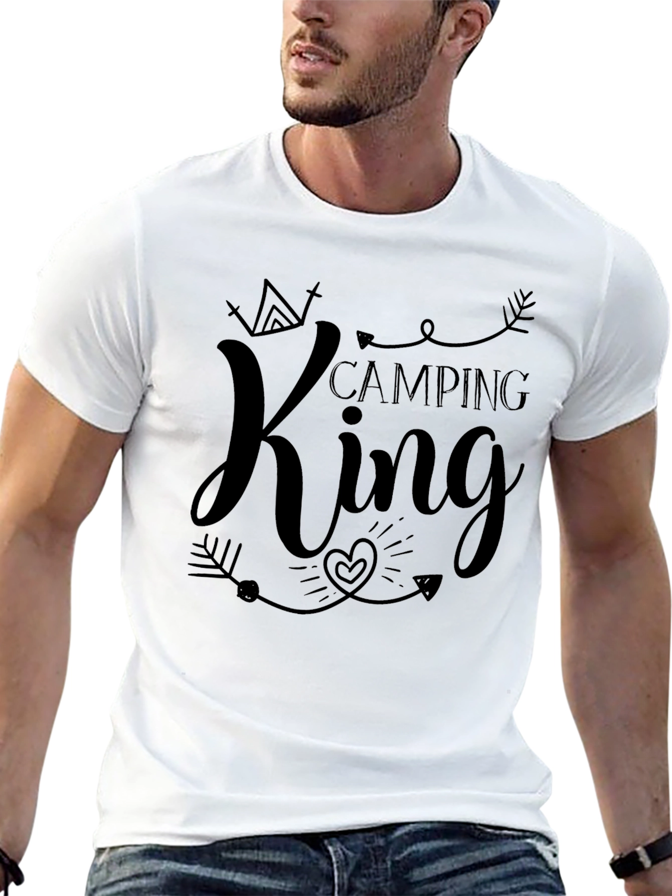 Camping King Graphic T-Shirt - Adventure Tee