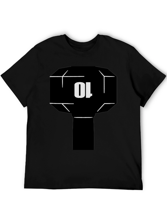 Black 10 Graphic Tee - Modern Streetwear