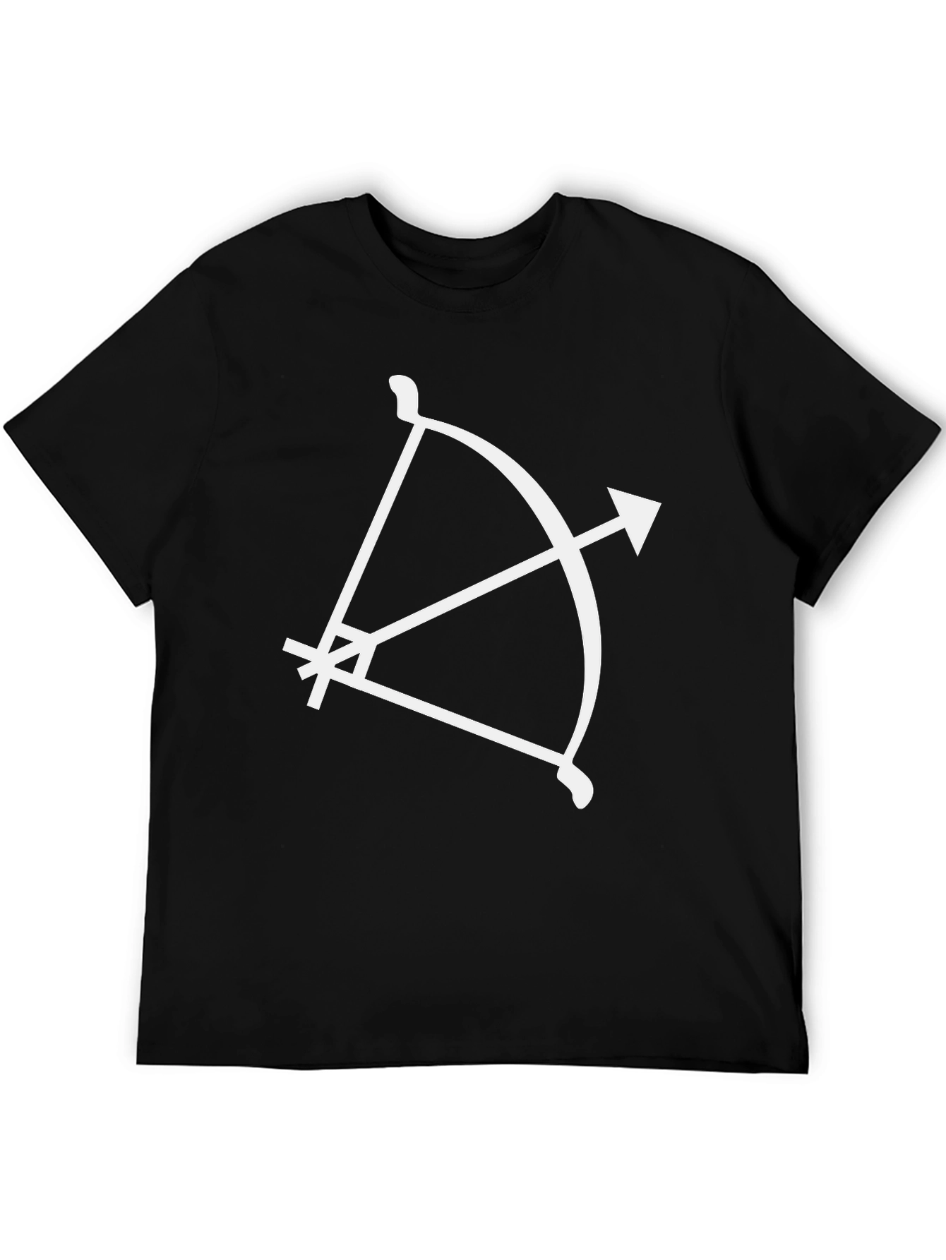 Archer T-Shirt - Black Bow and Arrow Design