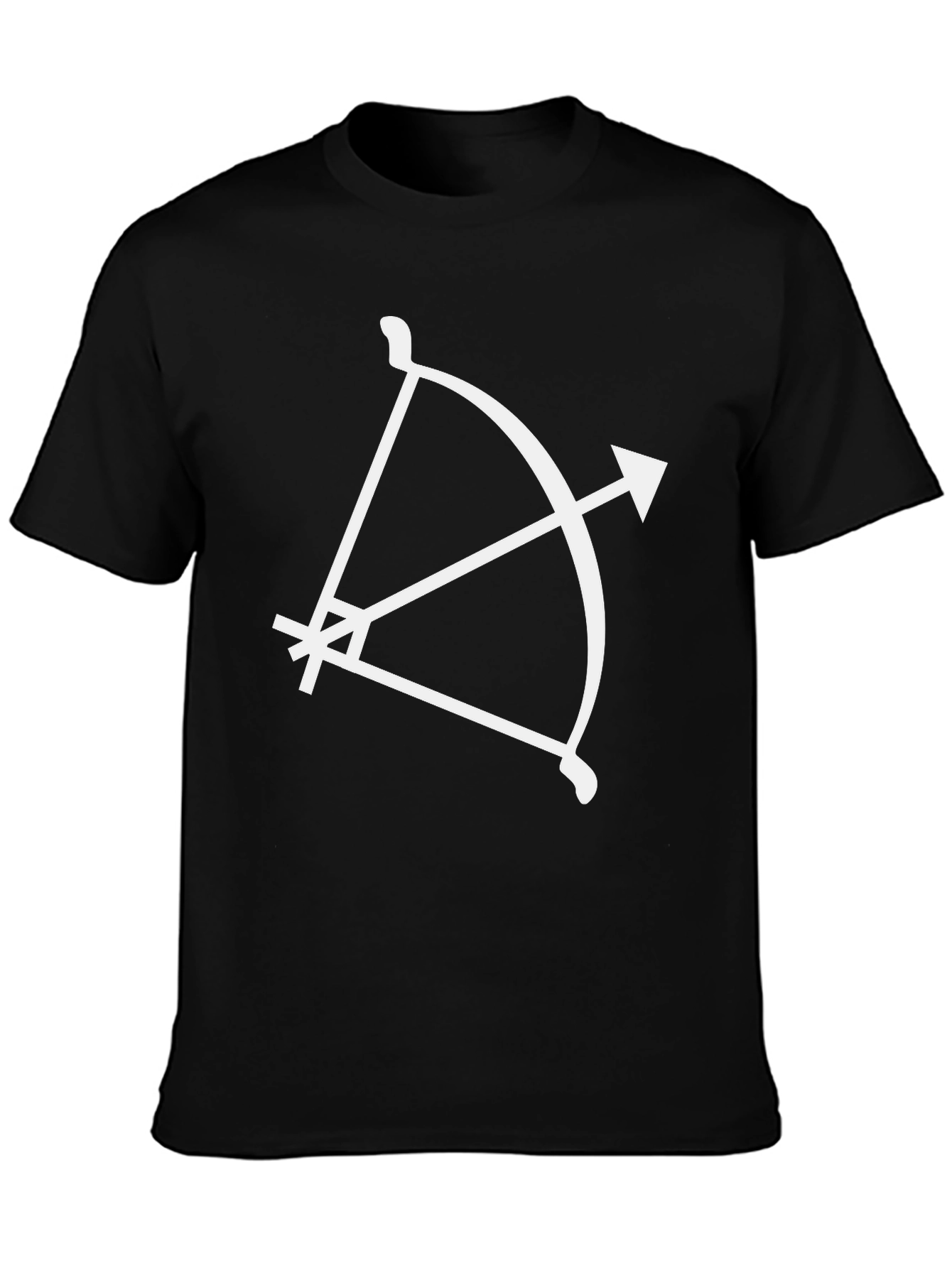 Archer T-Shirt - Black Bow and Arrow Design