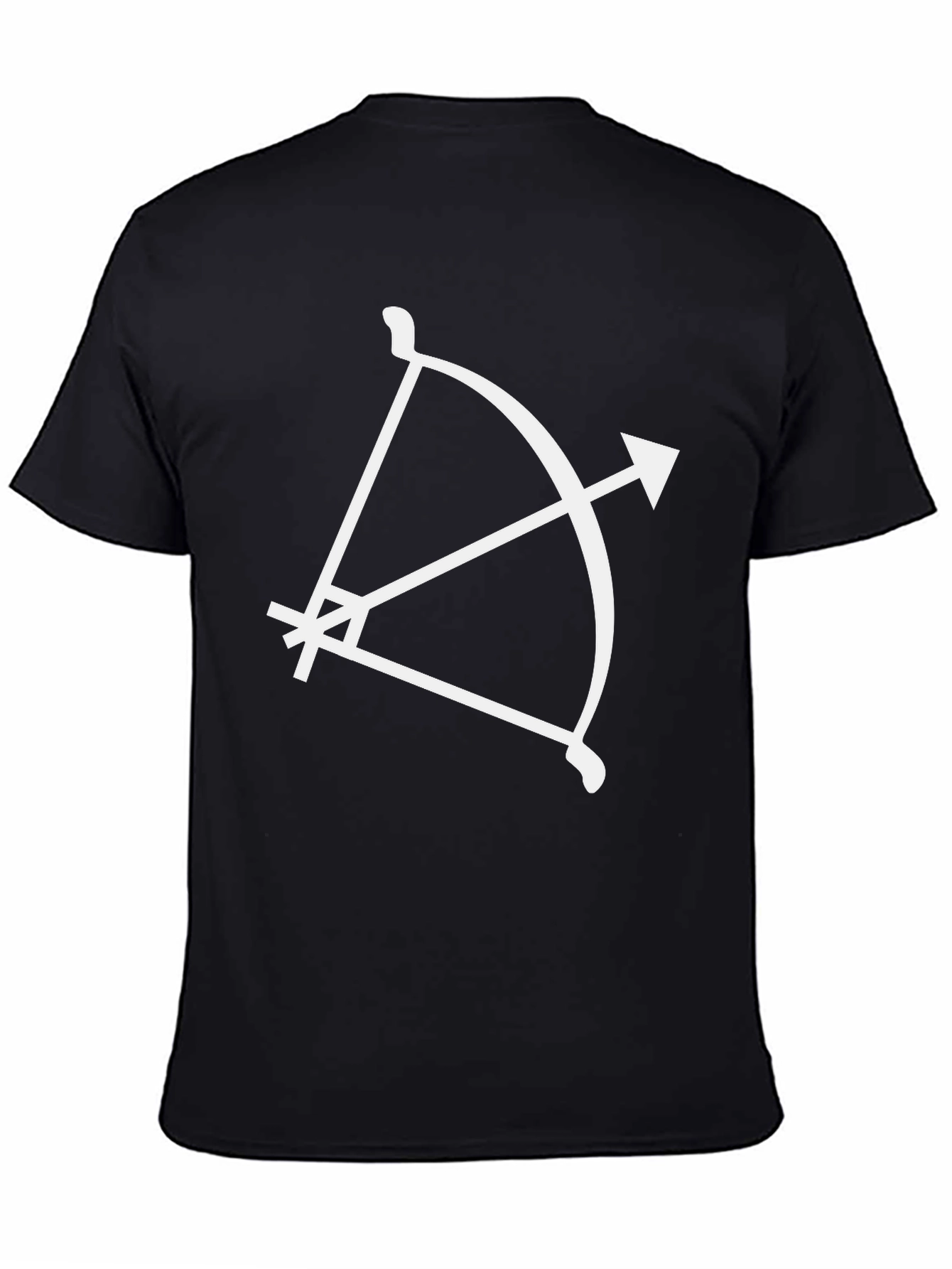 Archer T-Shirt - Black Bow and Arrow Design