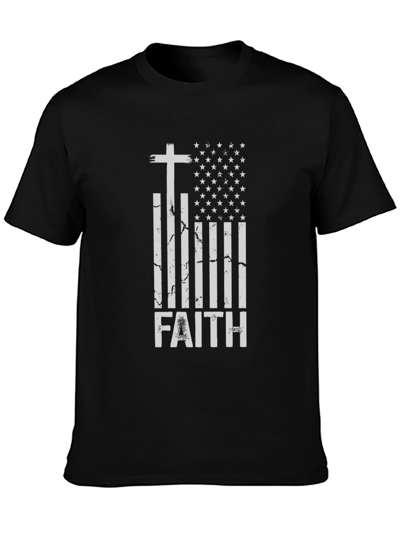 Faith American Flag Christian T-Shirt