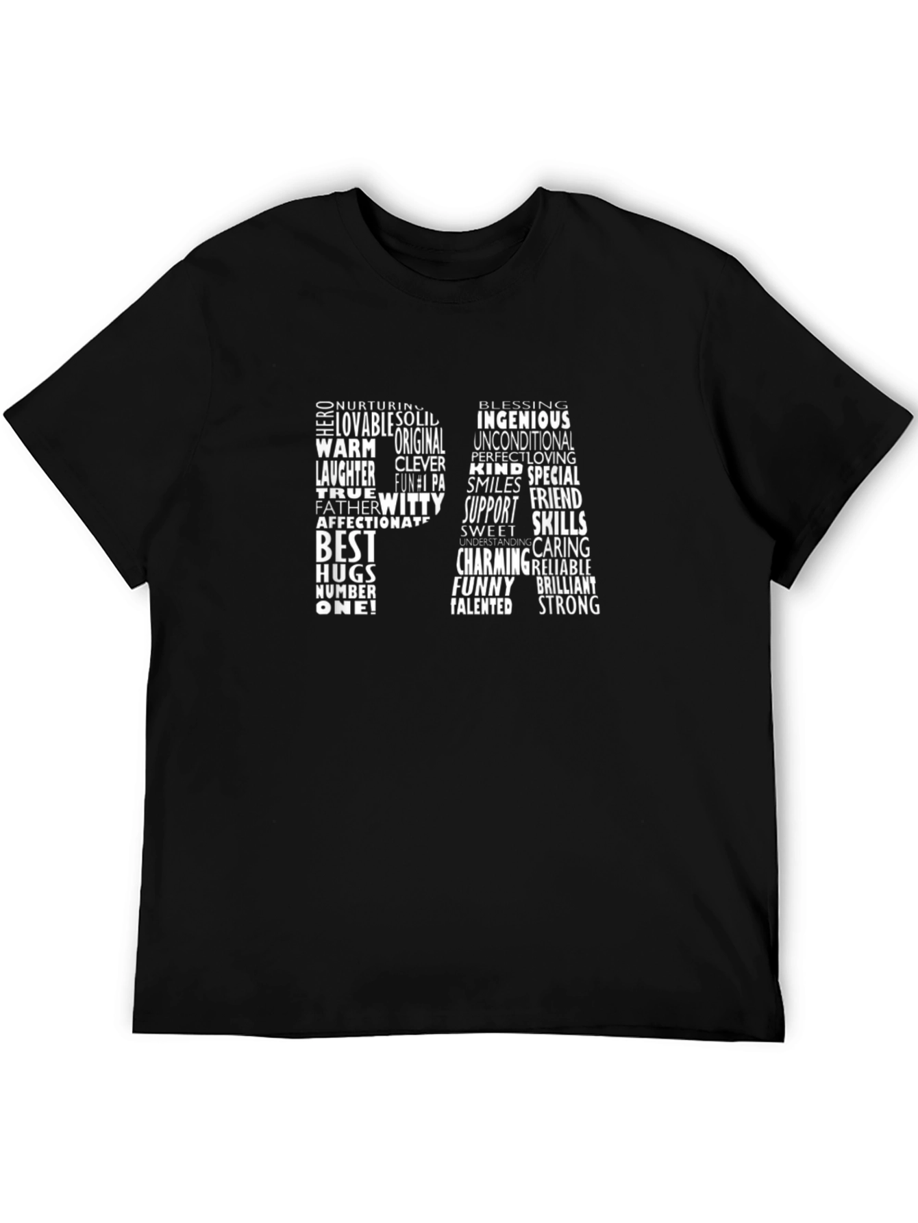 Positive Word Cloud Dad T-Shirt