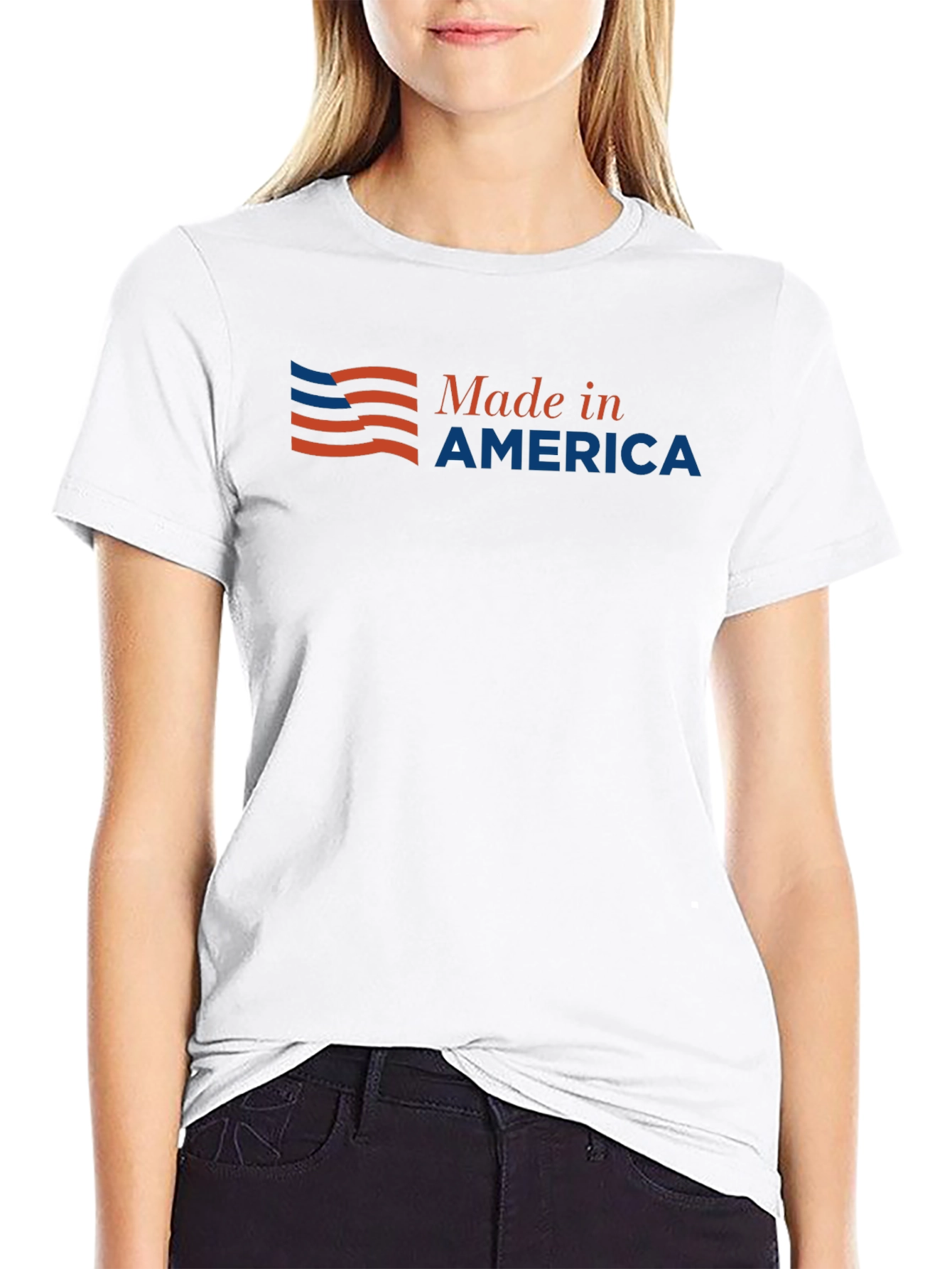 Made in America Graphic Tee - Patriotic Style