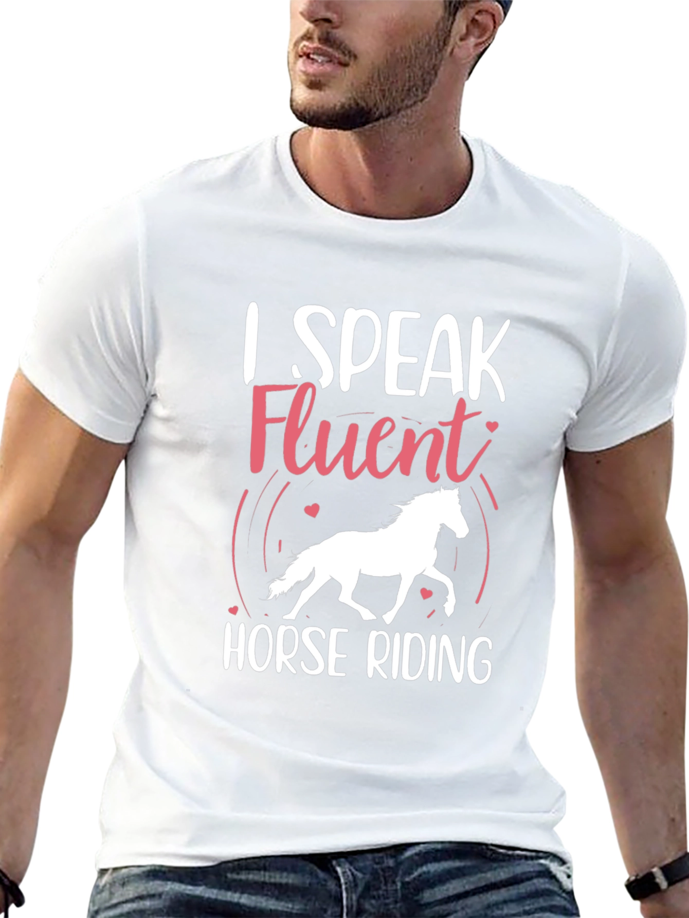 I Speak Fluent Horse Riding T-Shirt