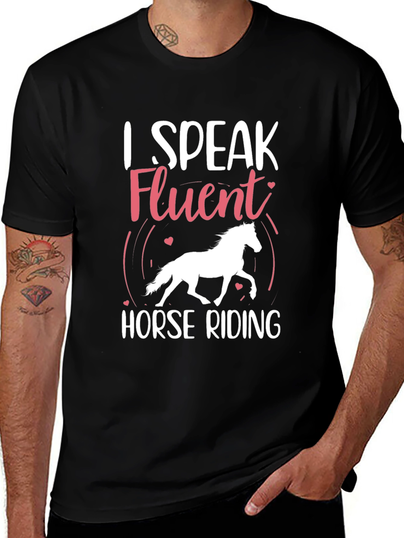 I Speak Fluent Horse Riding T-Shirt