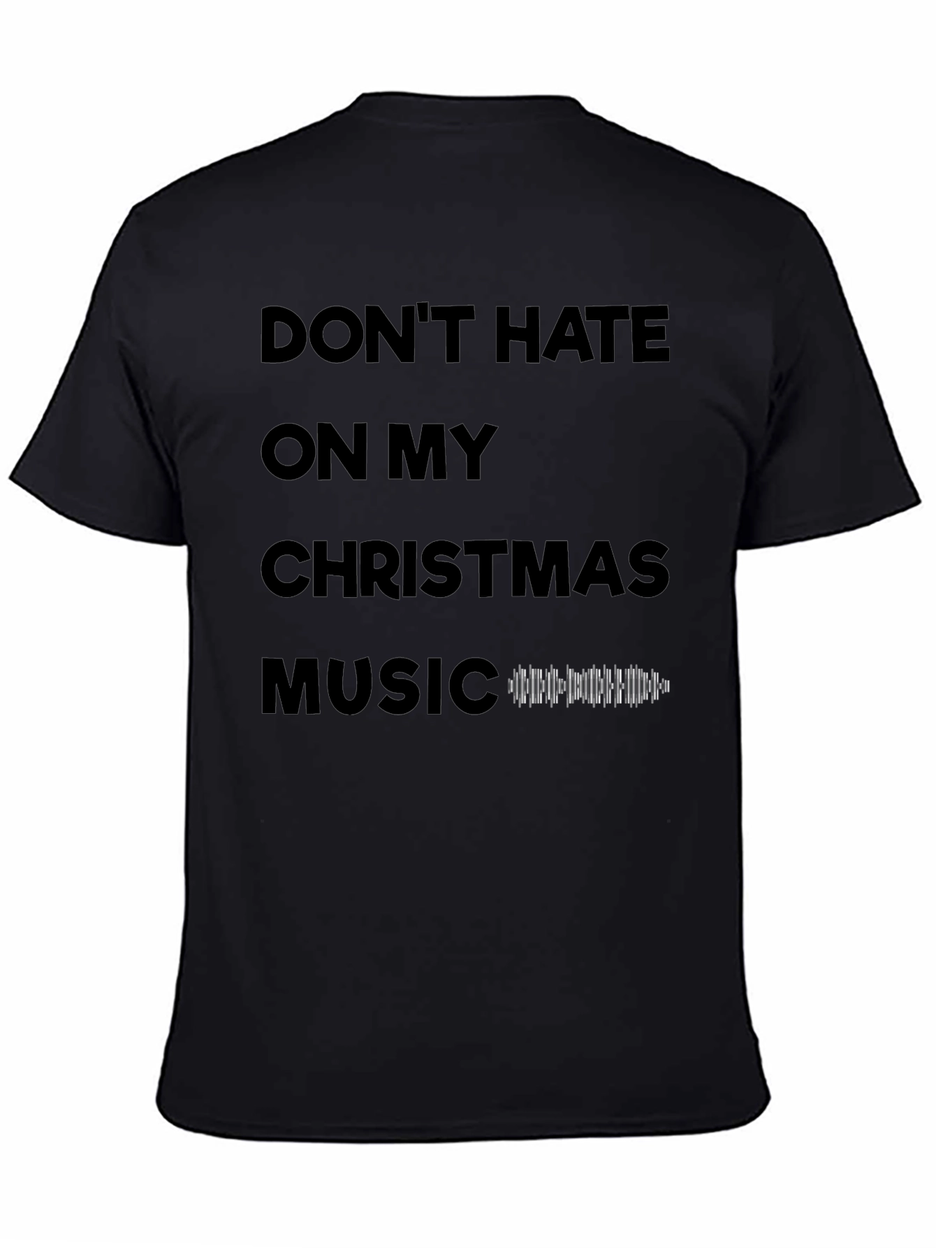 Christmas Music T-Shirt: Dont Hate Holiday Tee