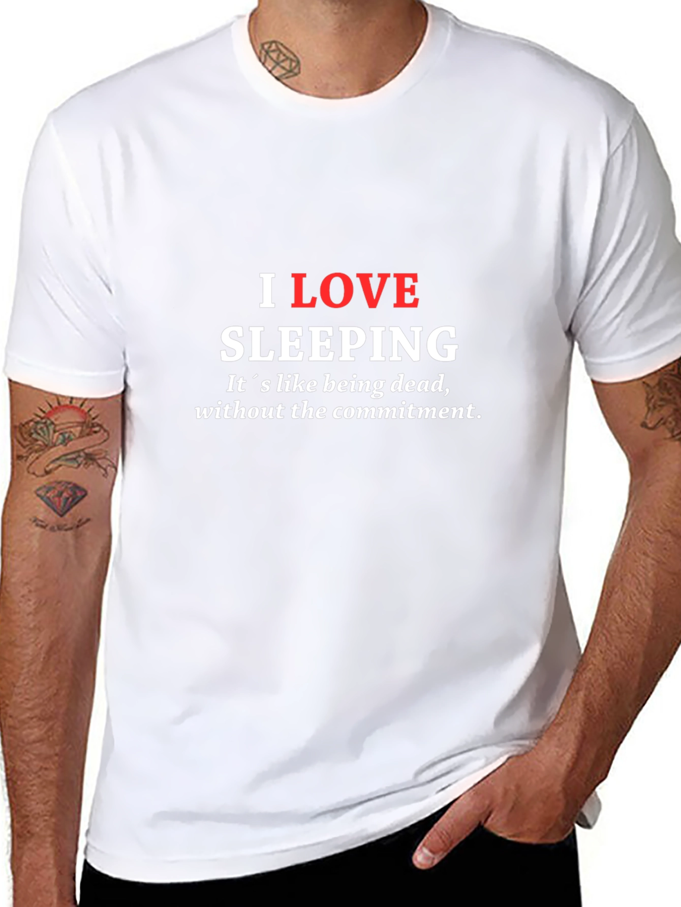 I Love Sleeping Funny T-Shirt - Unisex Comfort
