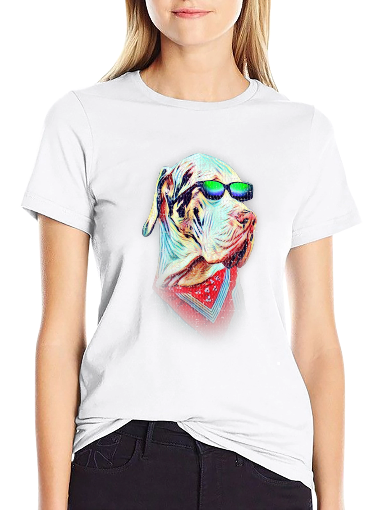 Cool Dog Graphic T-Shirt