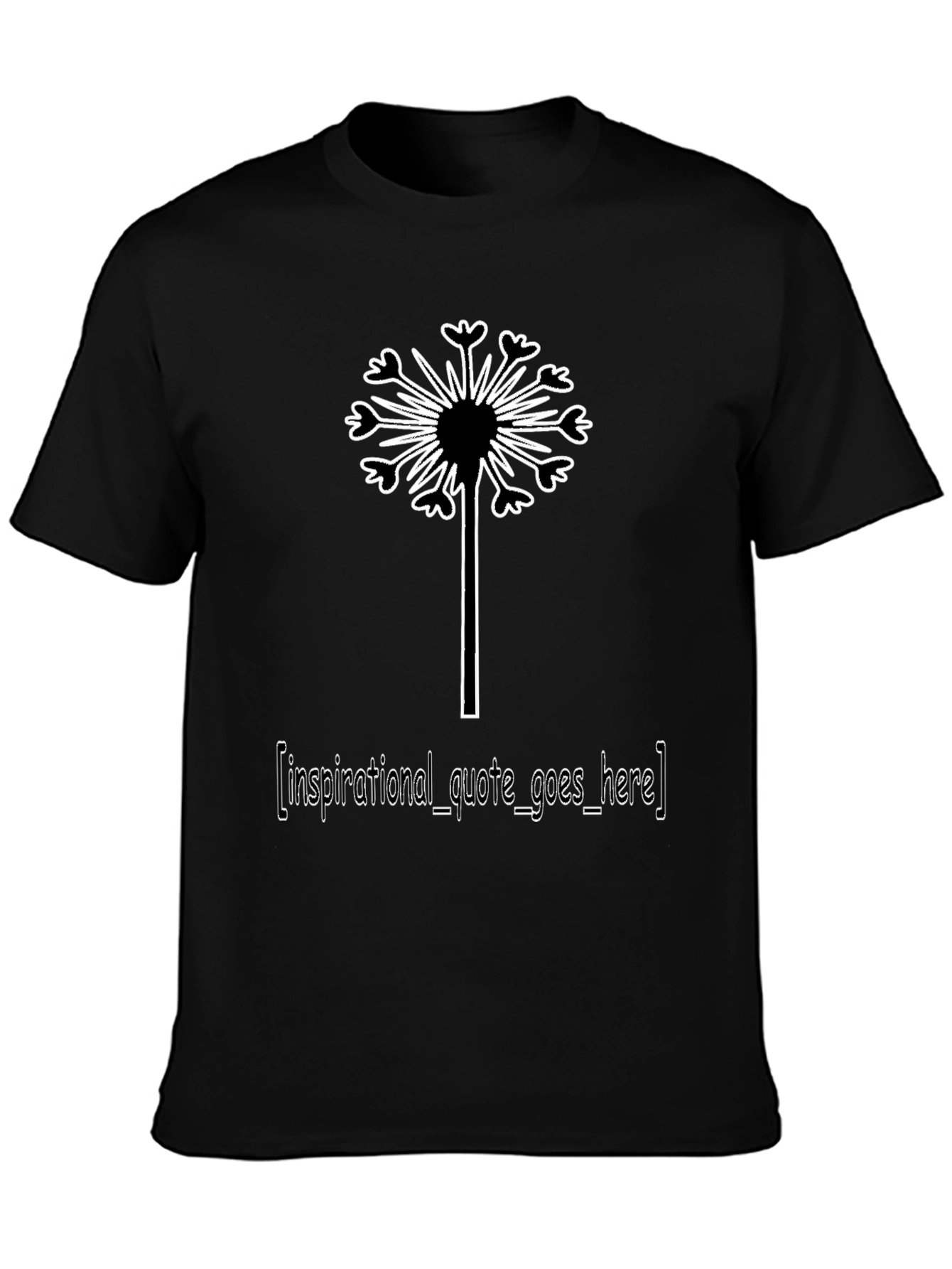 Dandelion Graphic Tee - Soft Cotton Blend