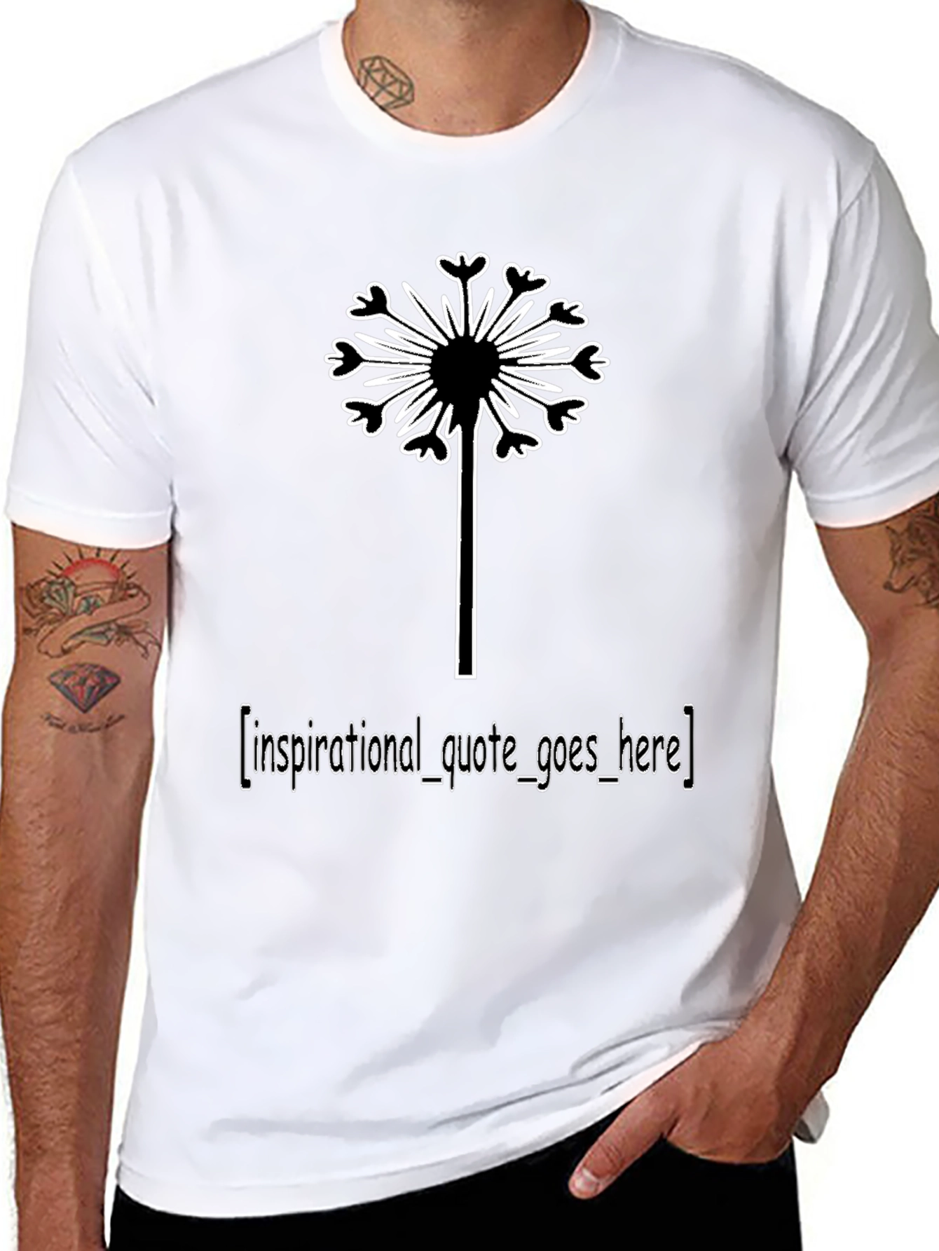 Dandelion Graphic Tee - Soft Cotton Blend