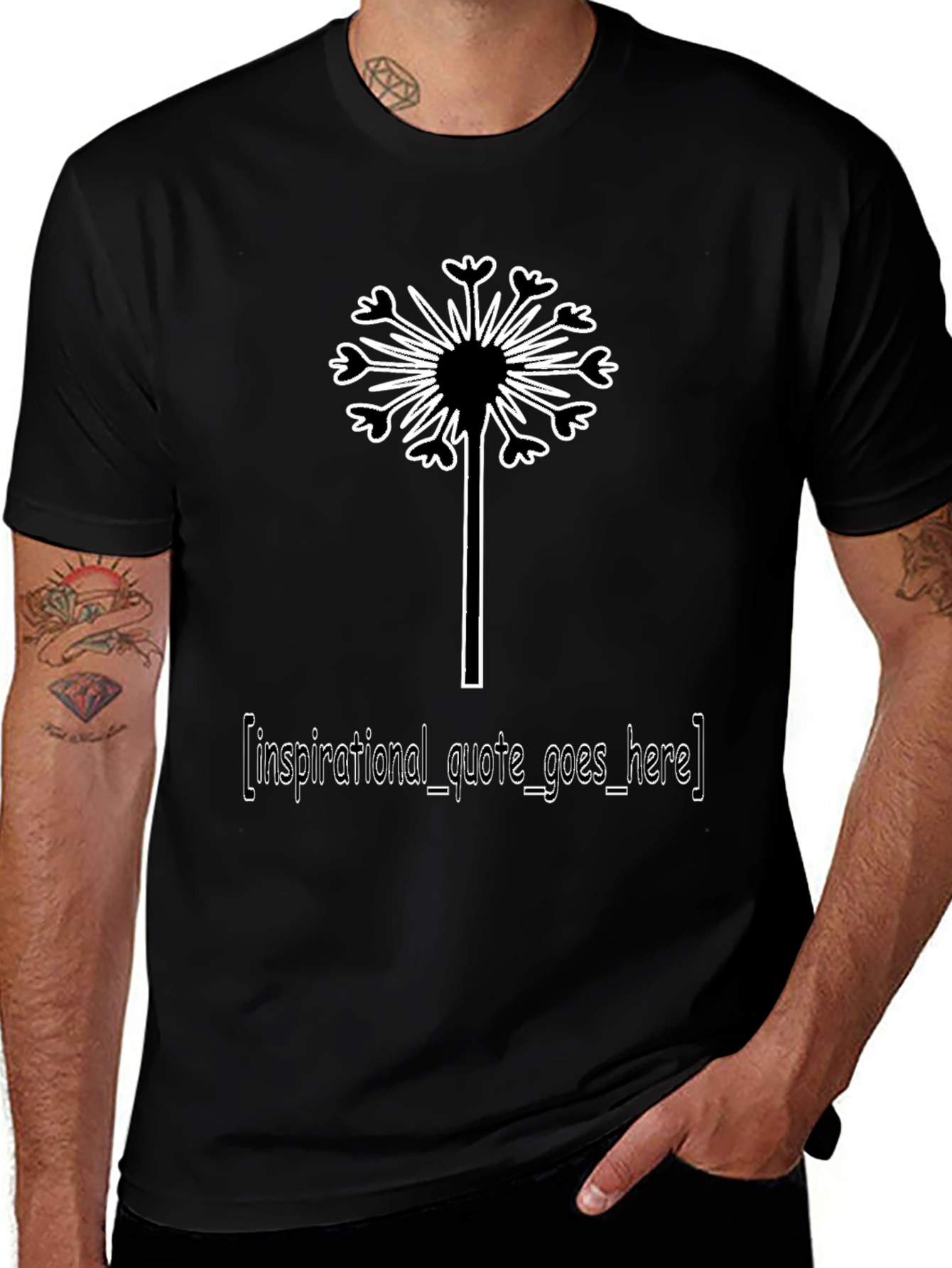 Dandelion Graphic Tee - Soft Cotton Blend