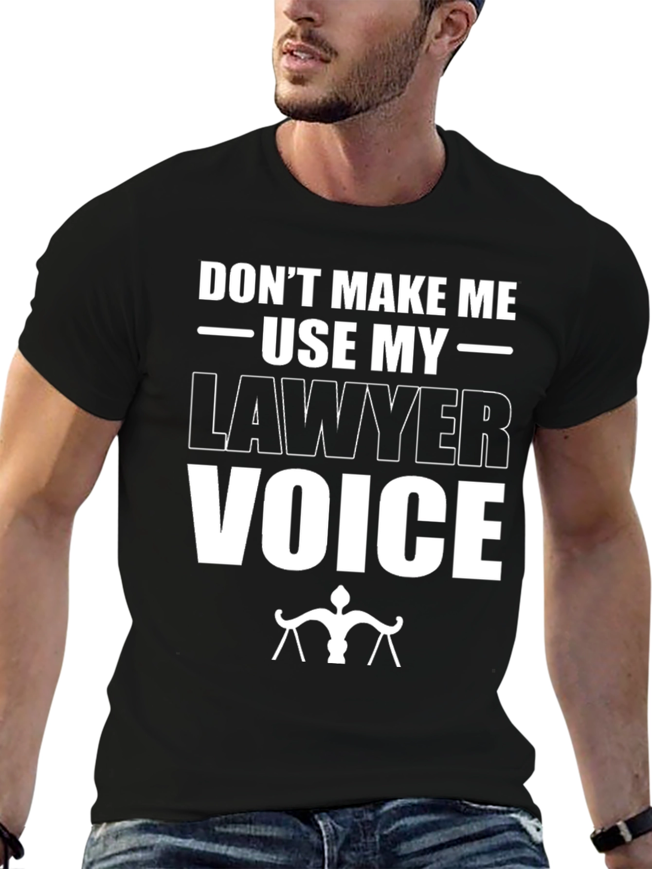 Lawyer Voice T-Shirt - Funny Attorney Gift