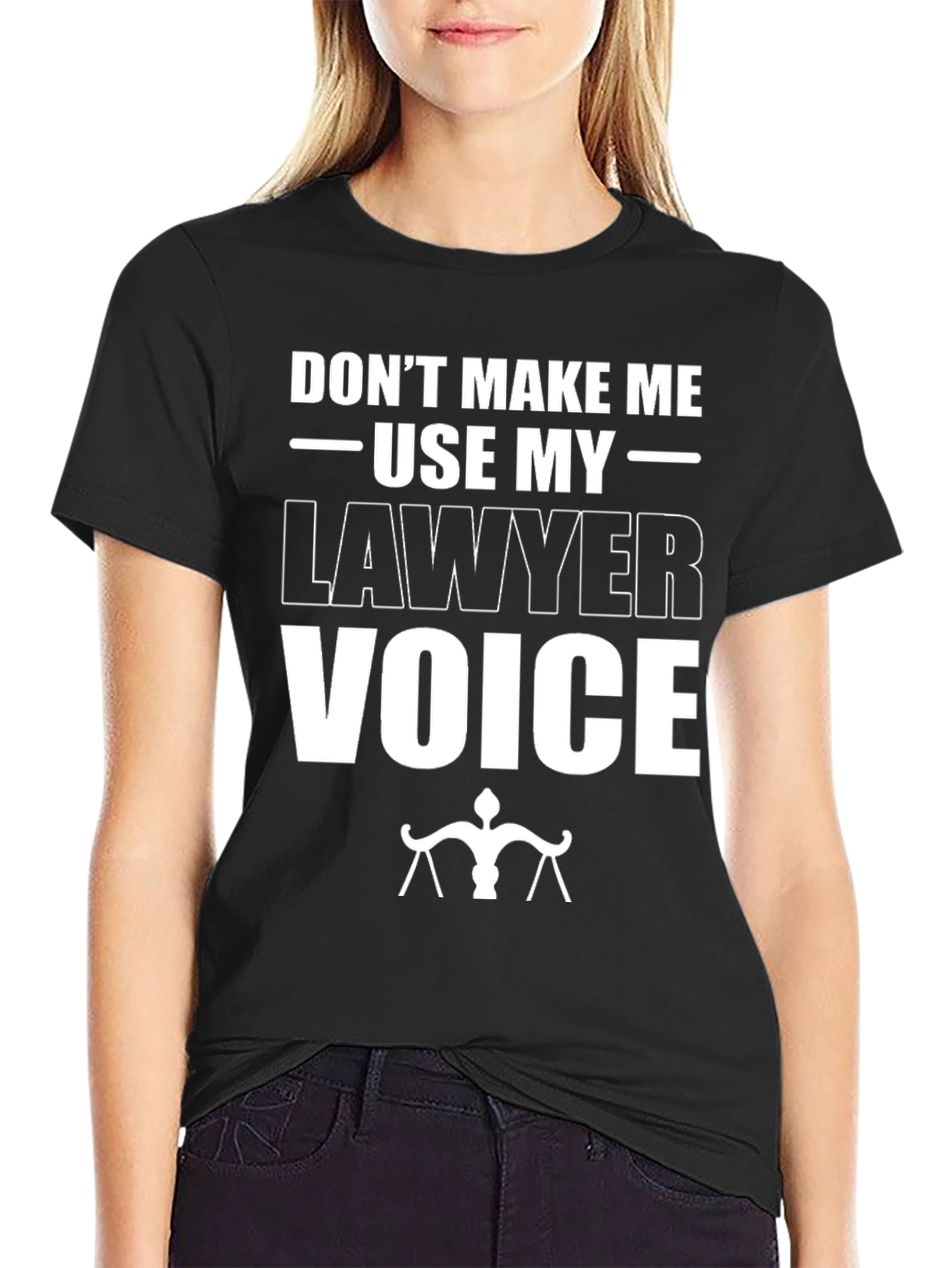 Lawyer Voice T-Shirt - Funny Attorney Gift