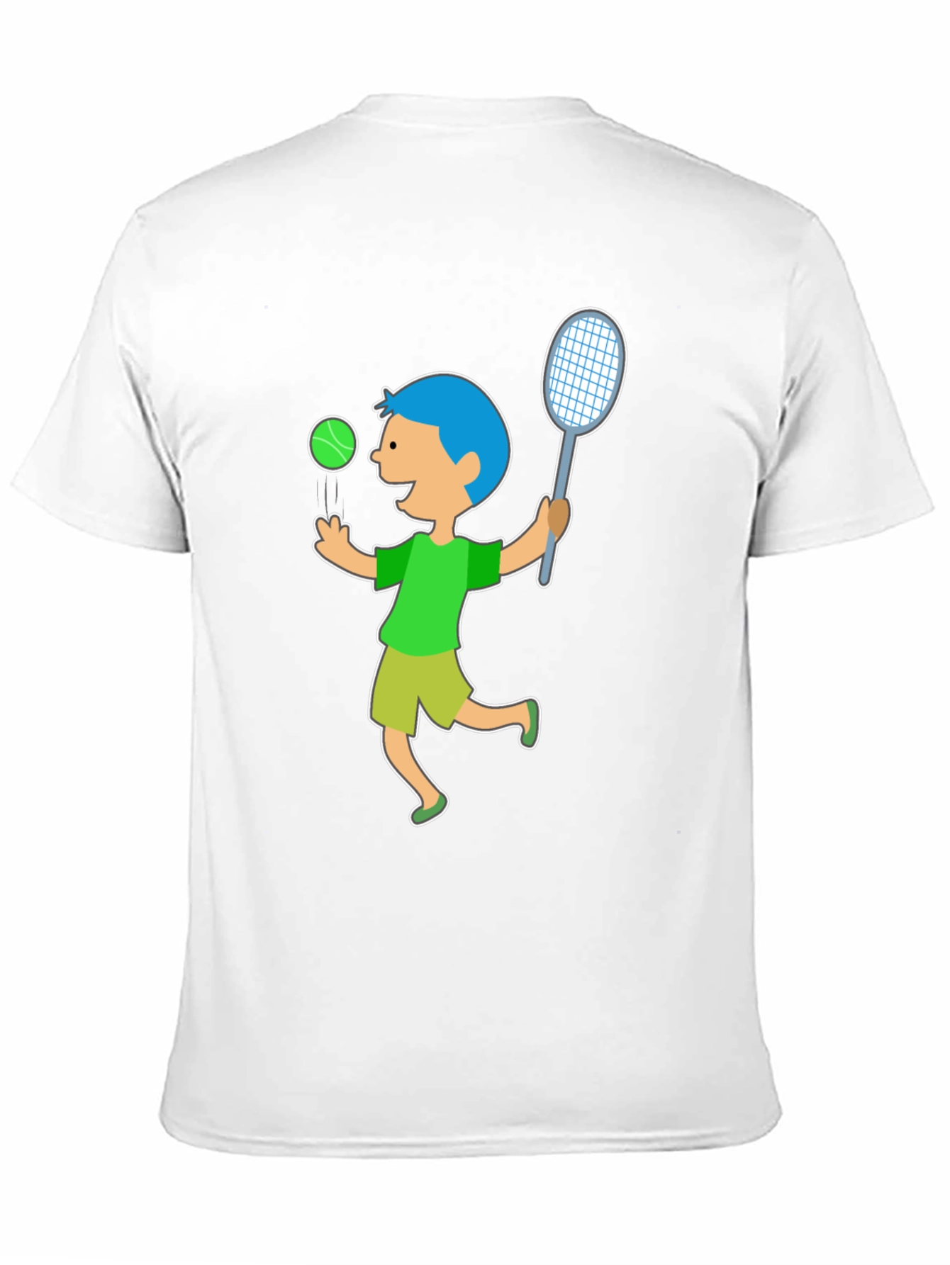 Tennis Boy Black T-Shirt