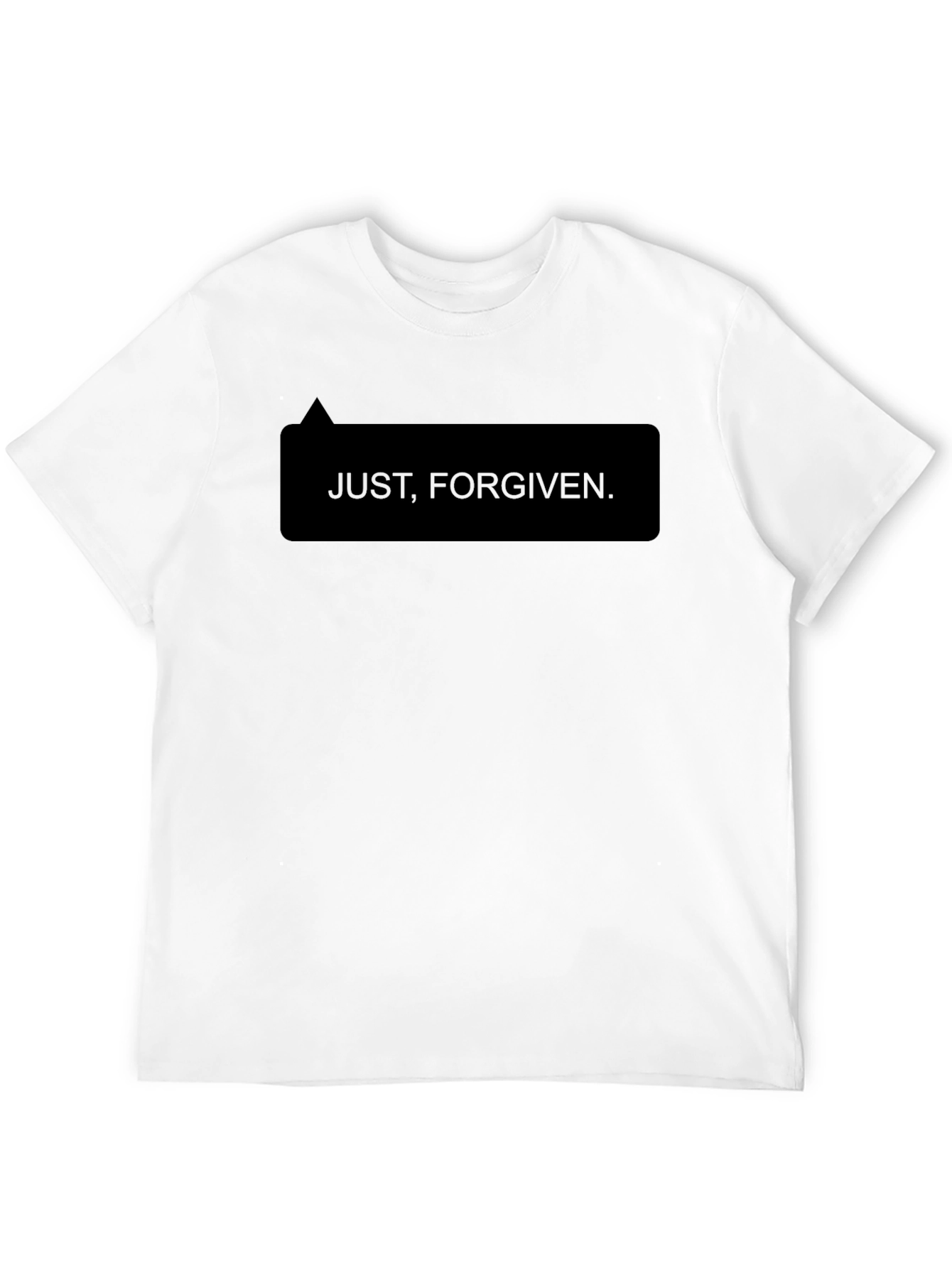 Just Forgiven. Black T-Shirt