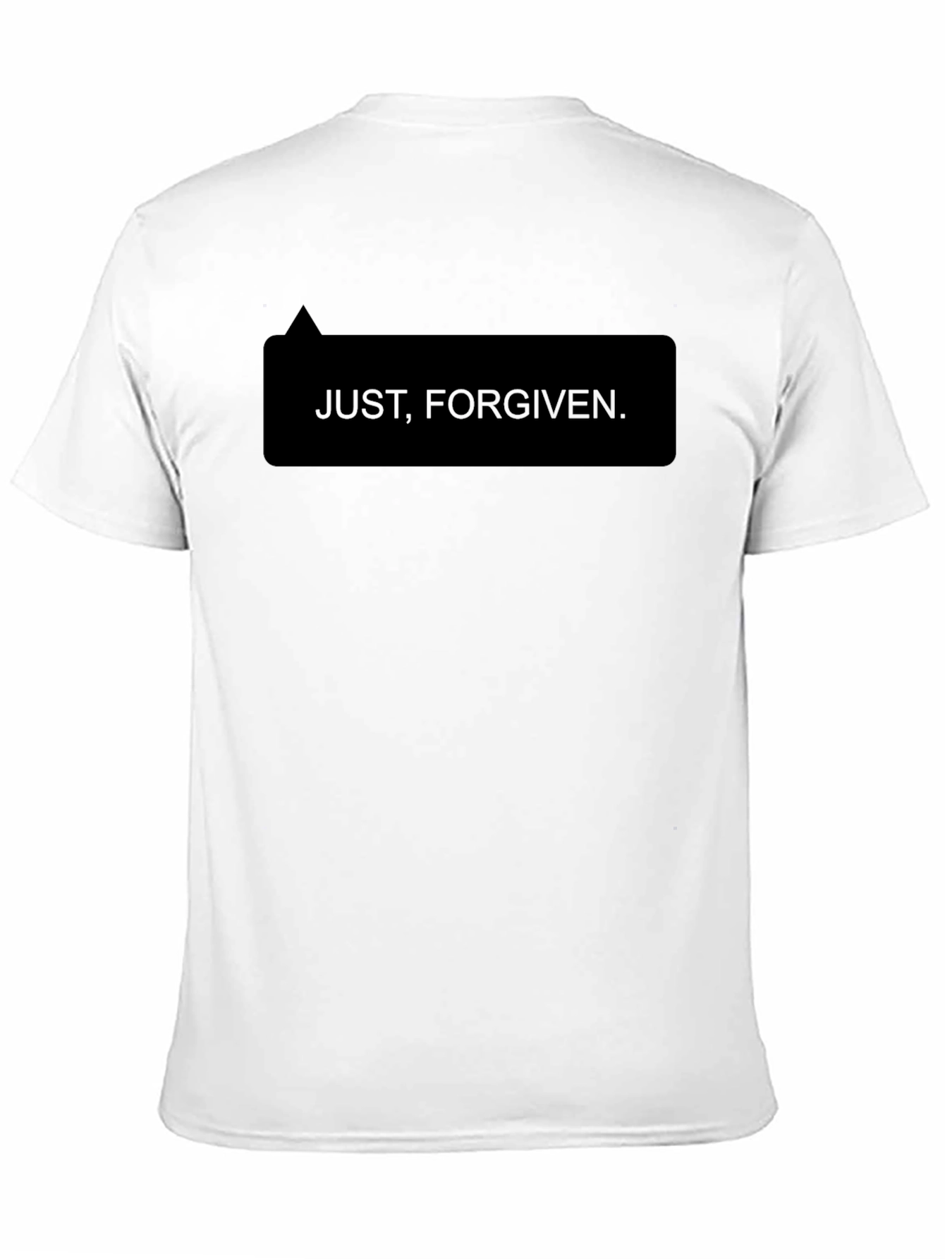 Just Forgiven. Black T-Shirt